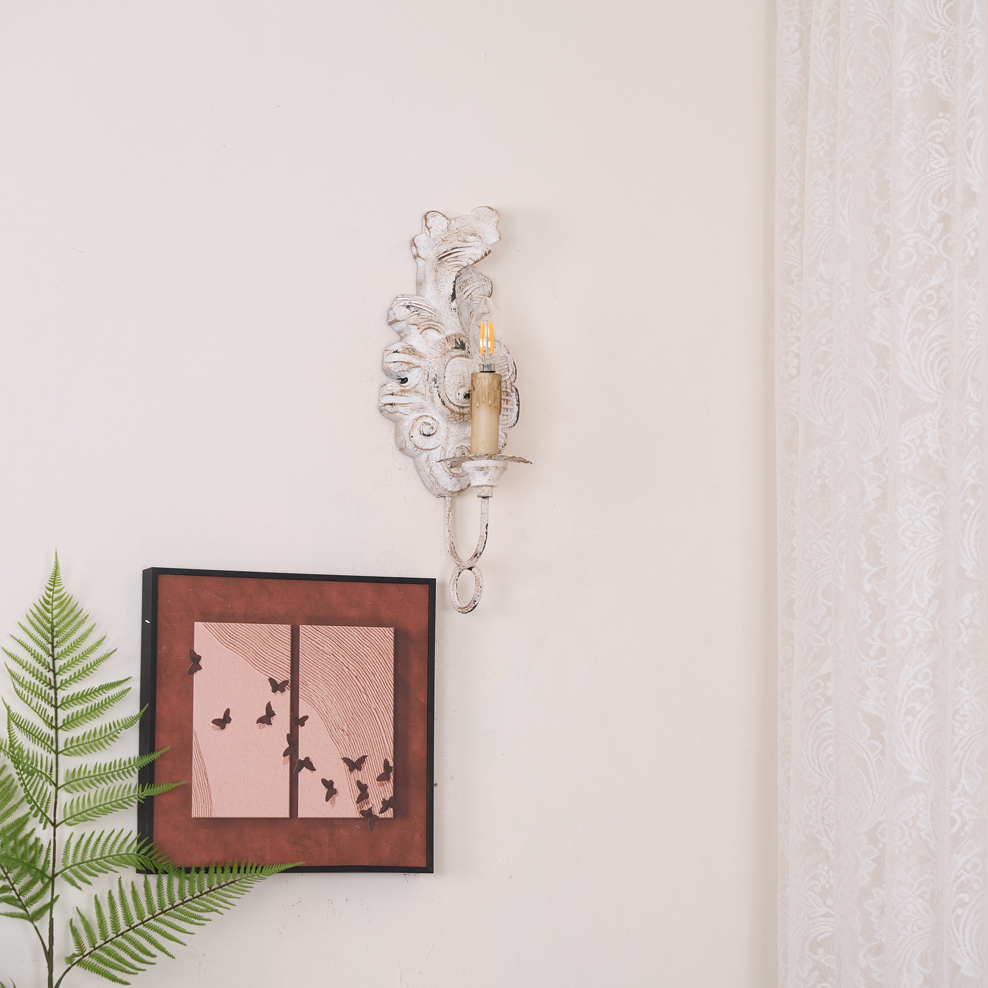 Silva Lámpara de Pared Interior de Madera
