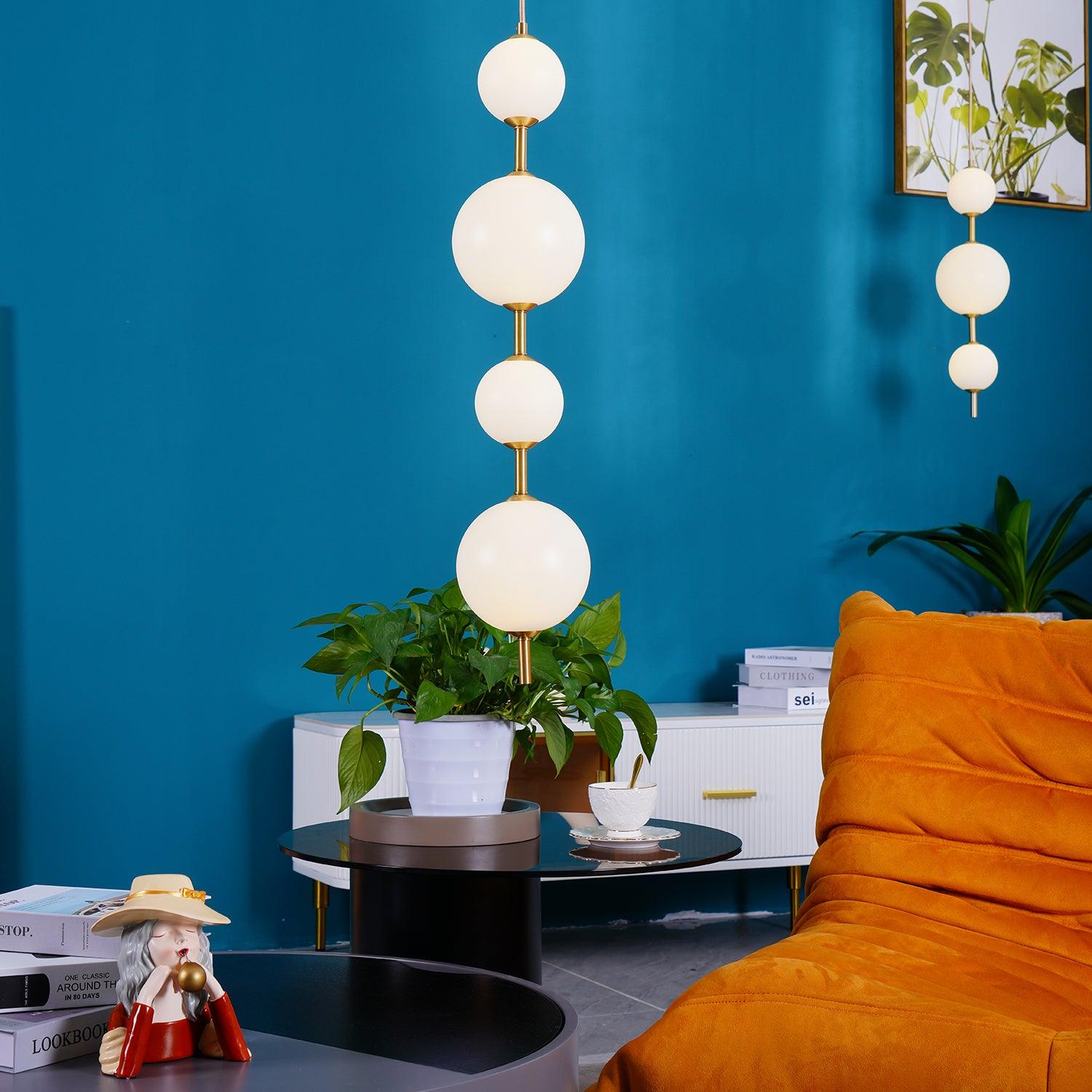 Vertical Globe Pendant Lamp - Letslighting