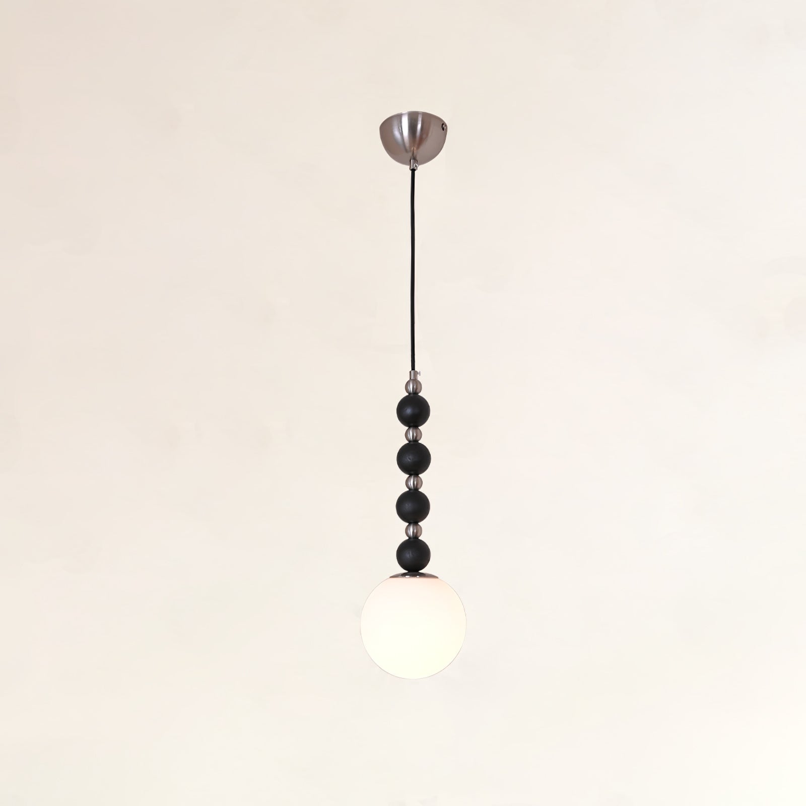Vertical Walnut Balls Pendant Lamp - Letslighting