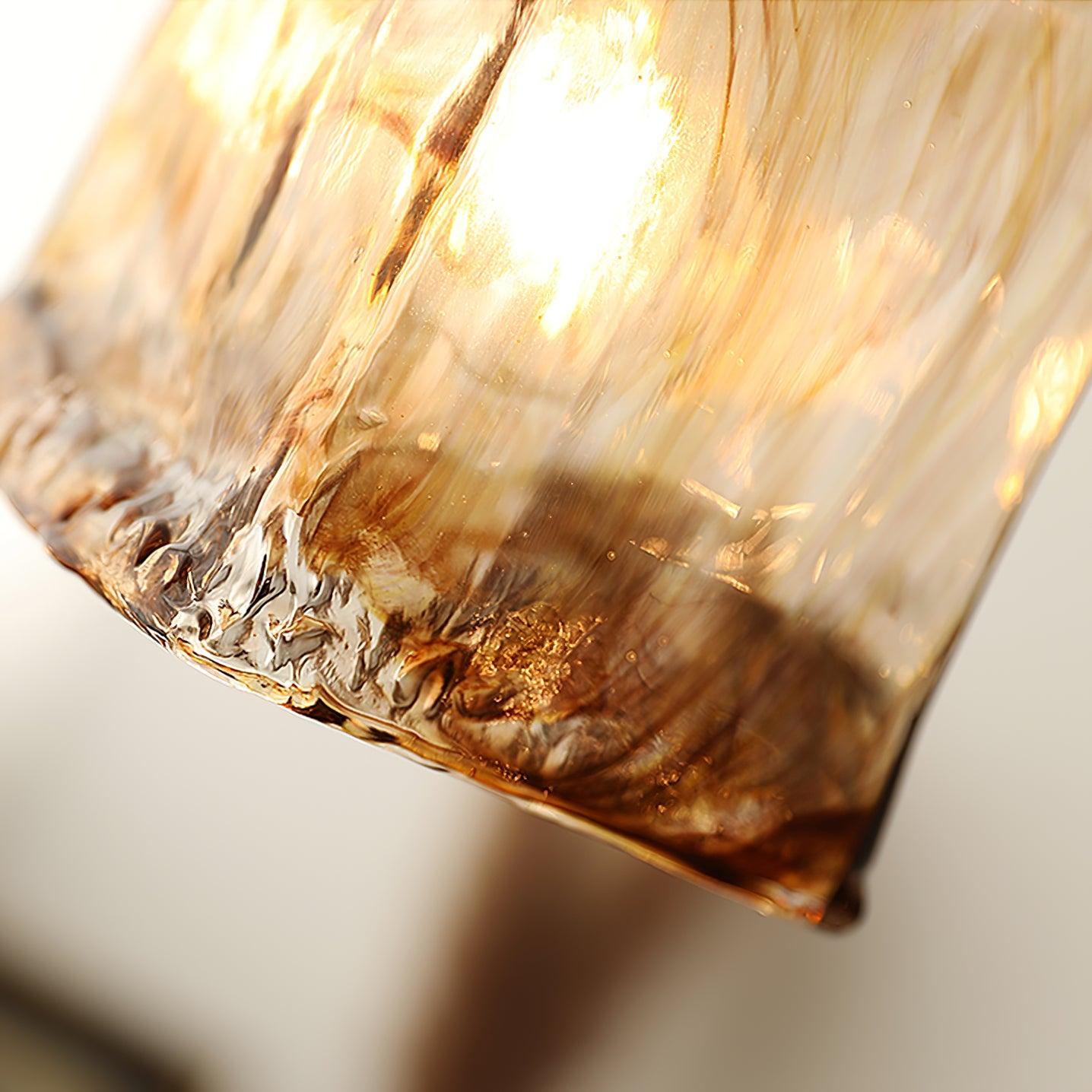 Vintage Brown Glass Pendant Light - Letslighting