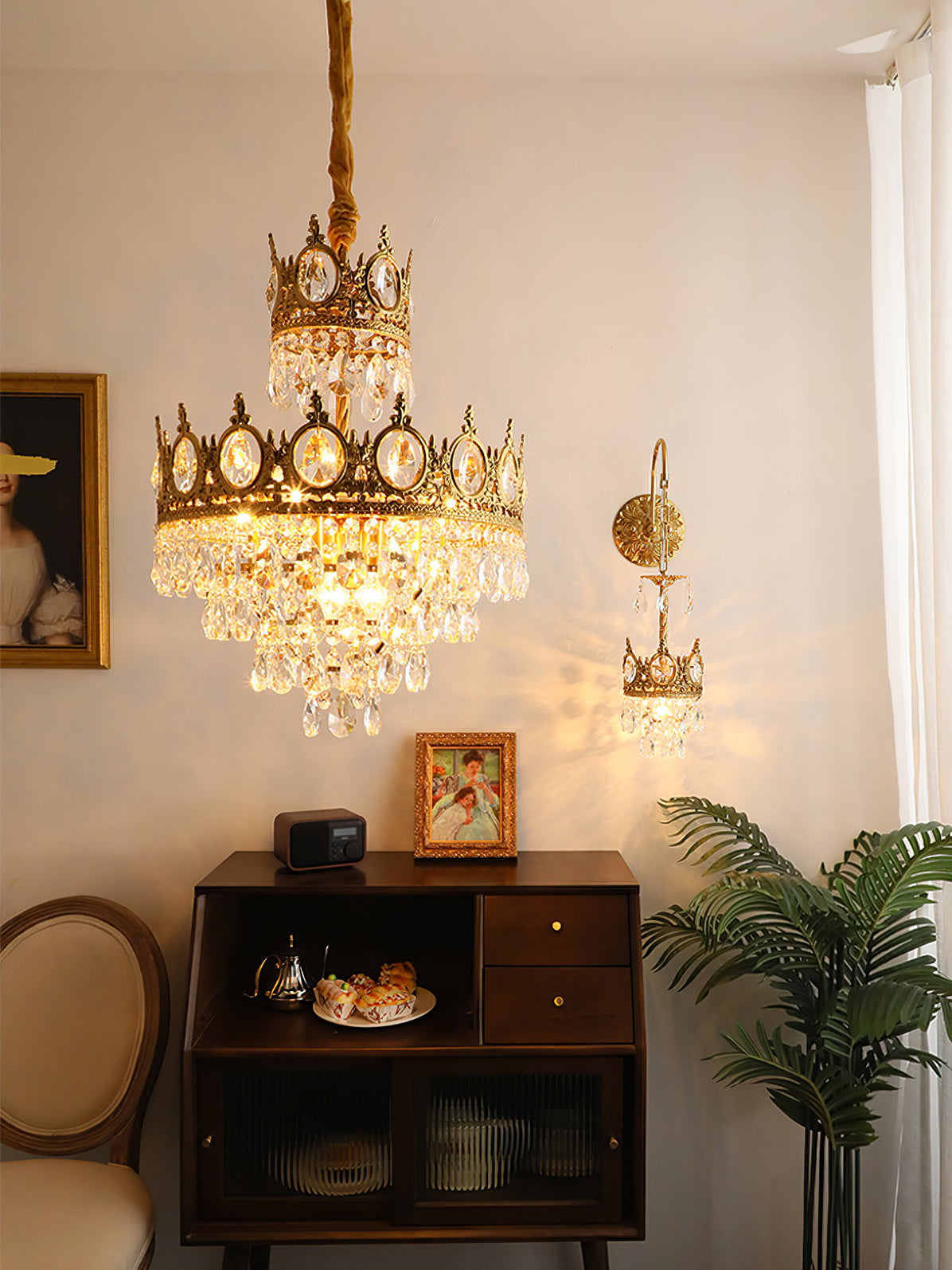 Vintage Crystal Chandelier - Letslighting