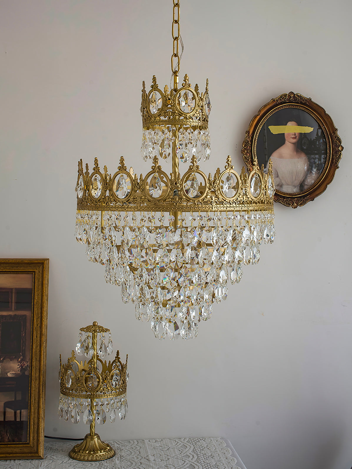 Vintage Crystal Chandelier - Letslighting