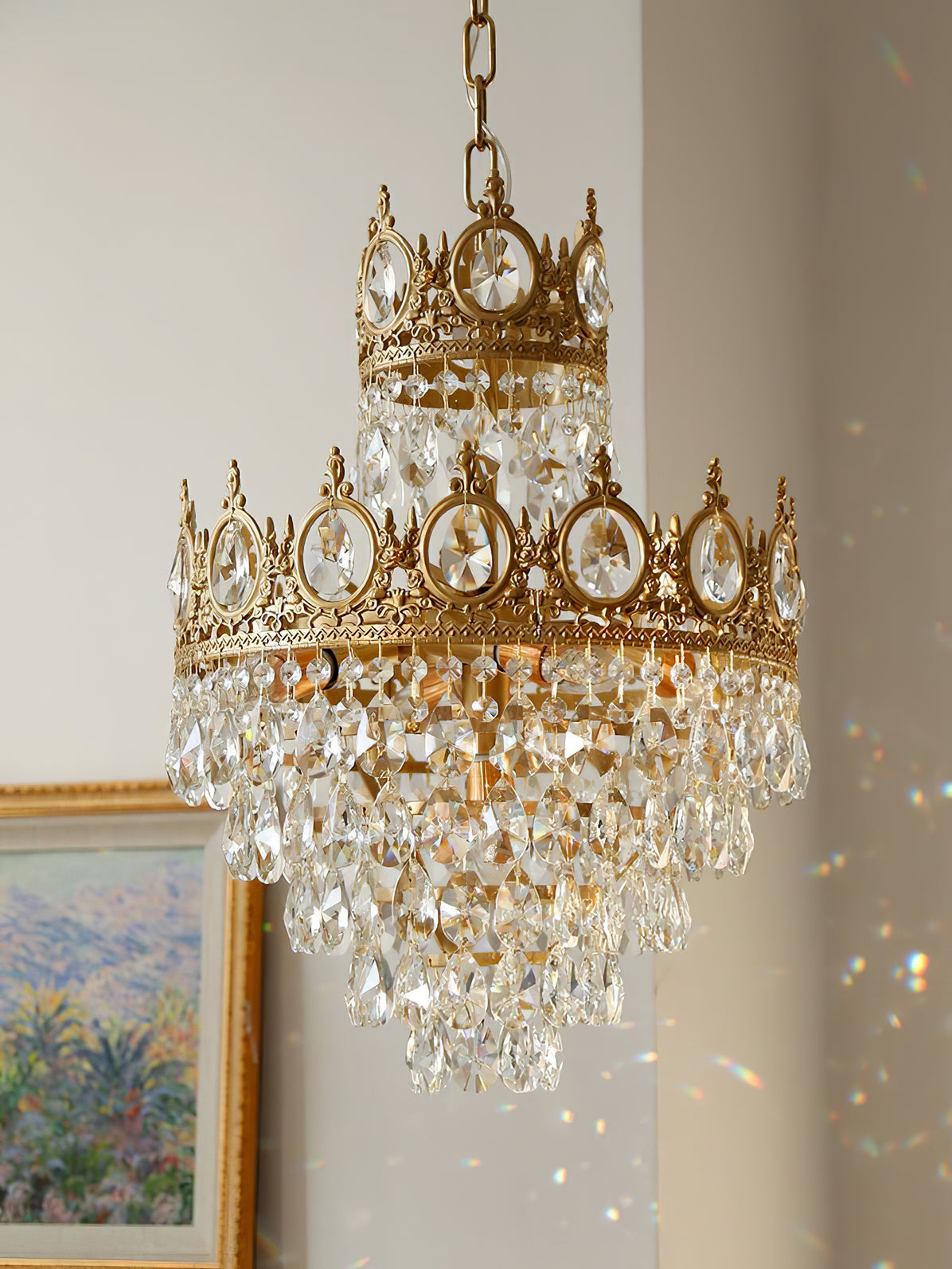 Vintage Crystal Chandelier - Letslighting