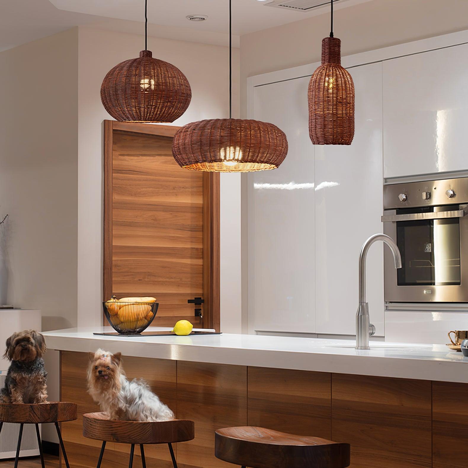 Vintage Rattan Pendant Lamp - Letslighting