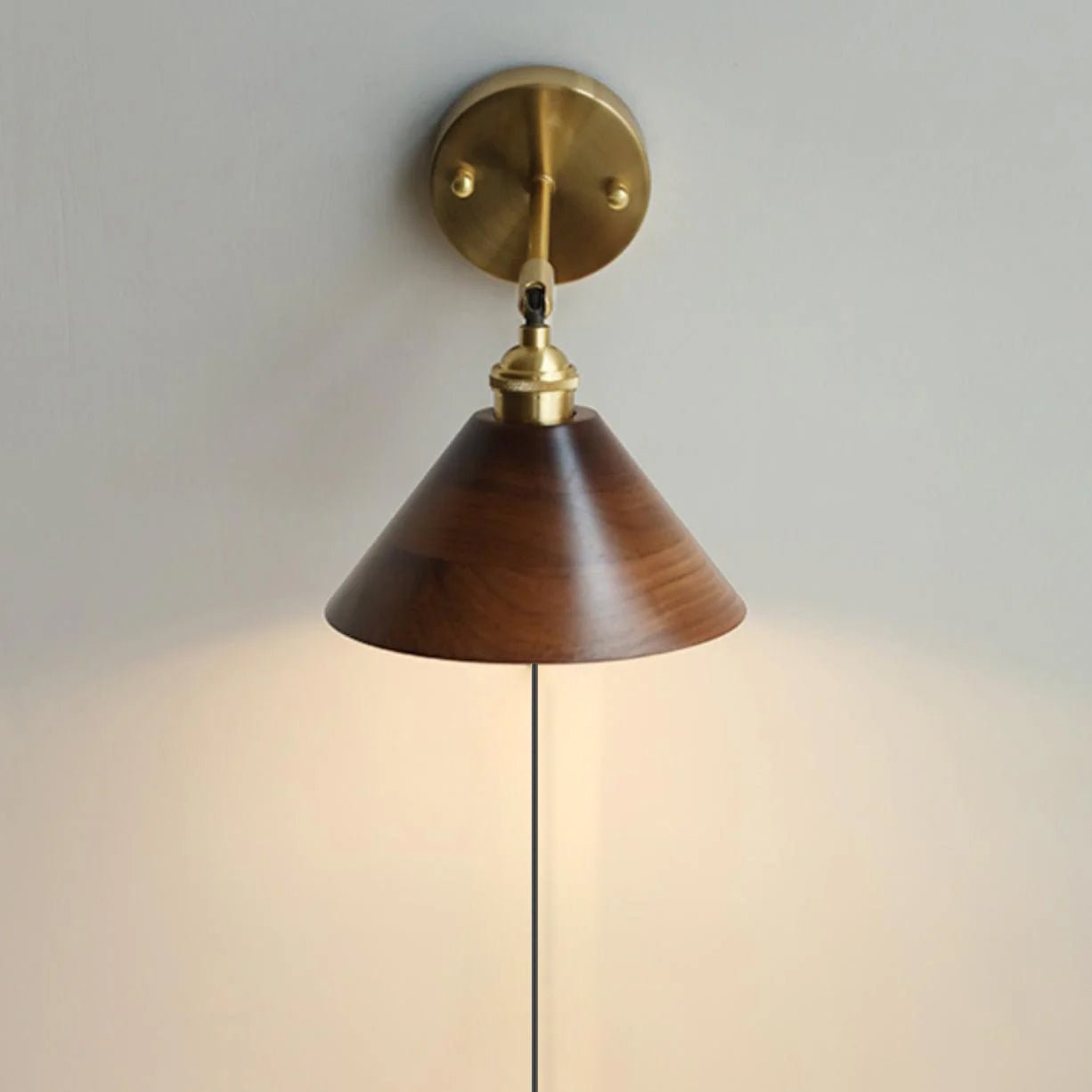 Muto Lámpara de Pared Vintage con Interruptor de Cadena