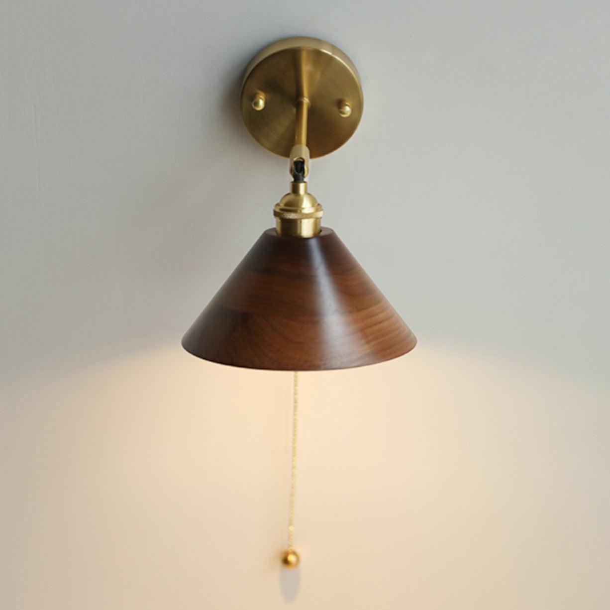 Muto Lámpara de Pared Vintage con Interruptor de Cadena