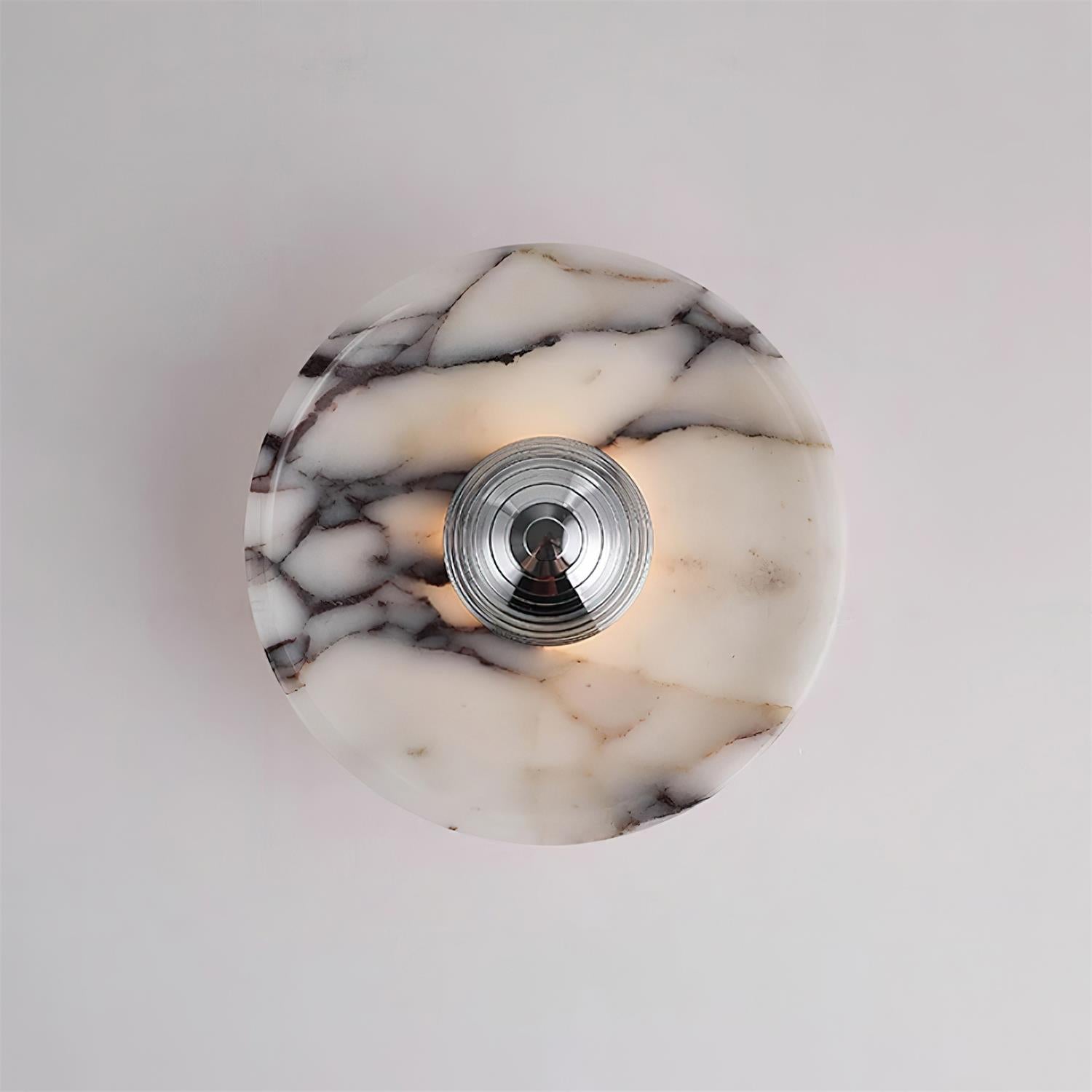 Wall Lamp Marble Disc LED Modern Light Fixture Multiple Colors - Letslighting
