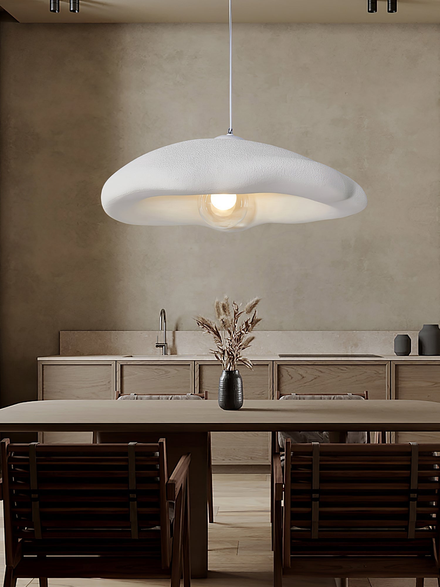 Nylire Modern Minimalist Art Plastic Metal Pendant Light - Letslighting