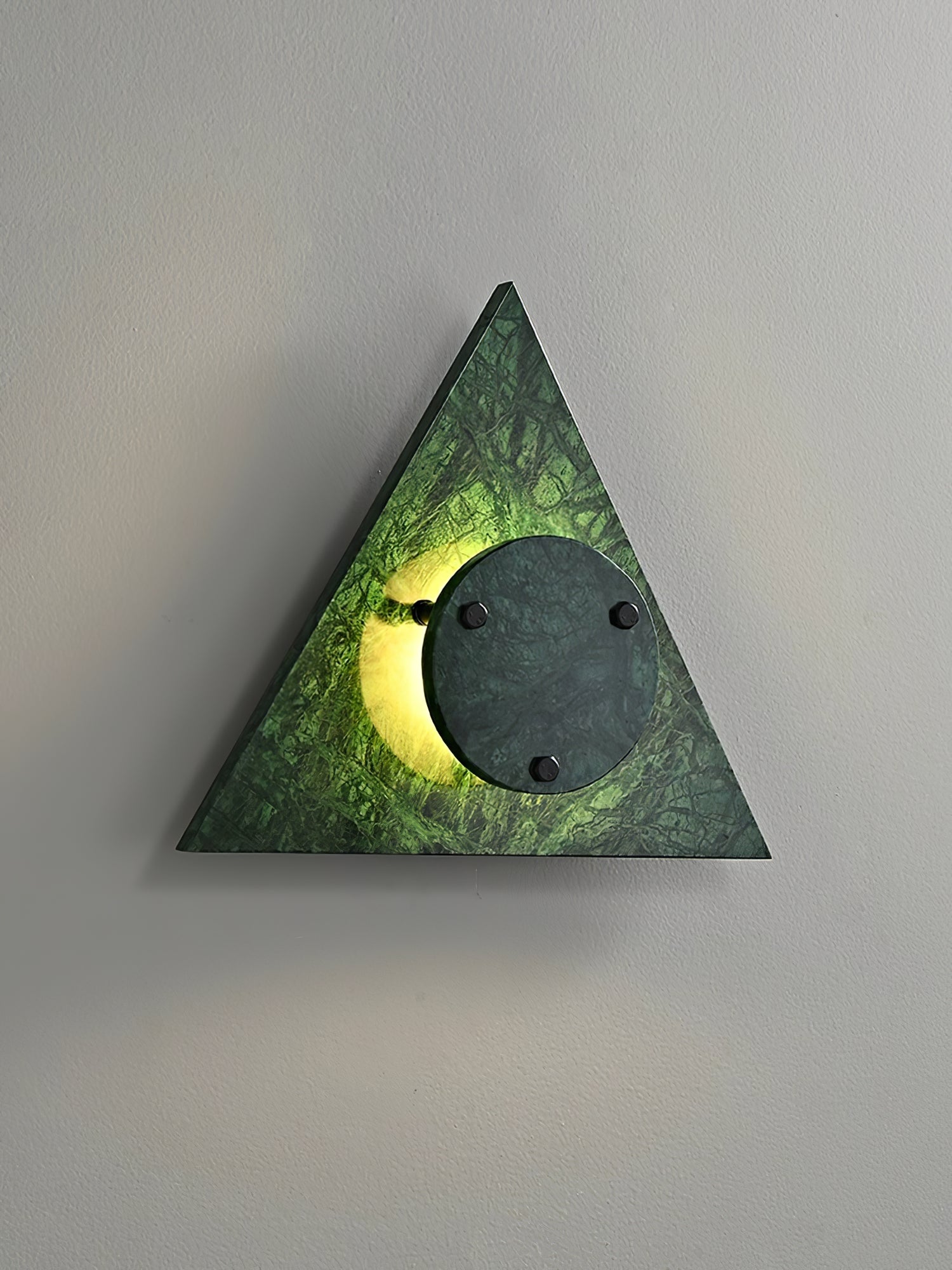 Pyramid Rustic Marble Wall Light - Letslighting