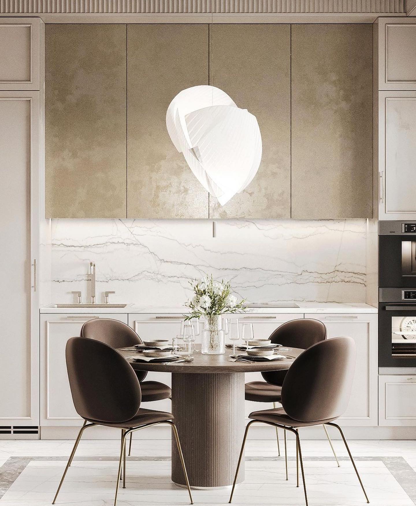 Osilora Premium Elegance Metal Fabric Pendant Lamp - Lamp Copper