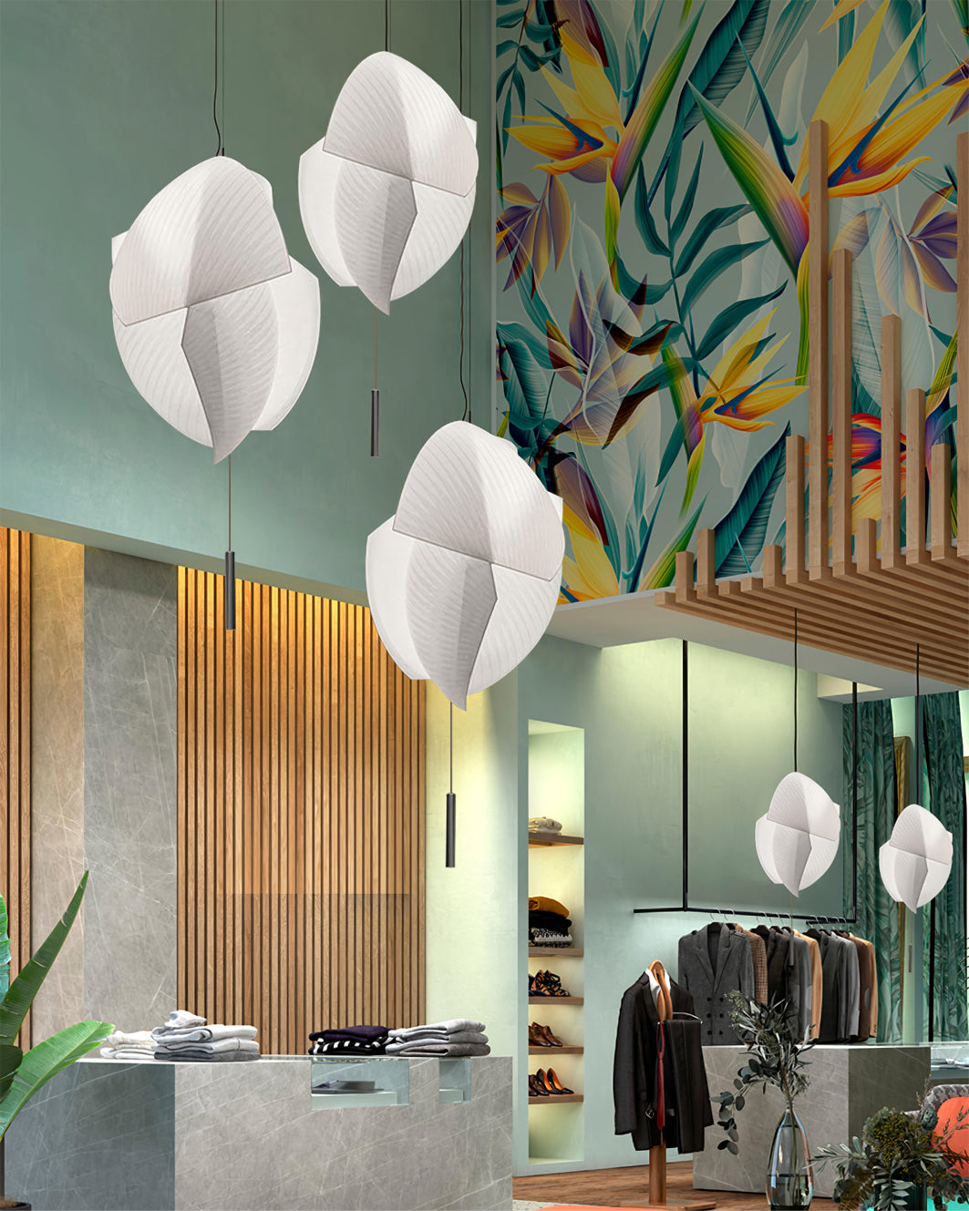 Osilora Premium Elegance Metal Fabric Pendant Lamp - Lamp Copper