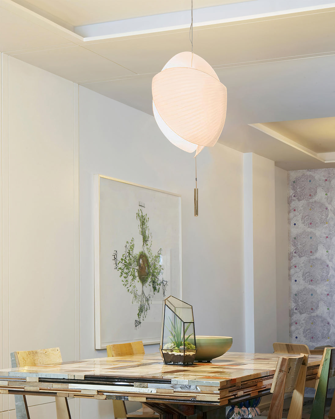 Osilora Premium Elegance Metal Fabric Pendant Lamp - Lamp Copper