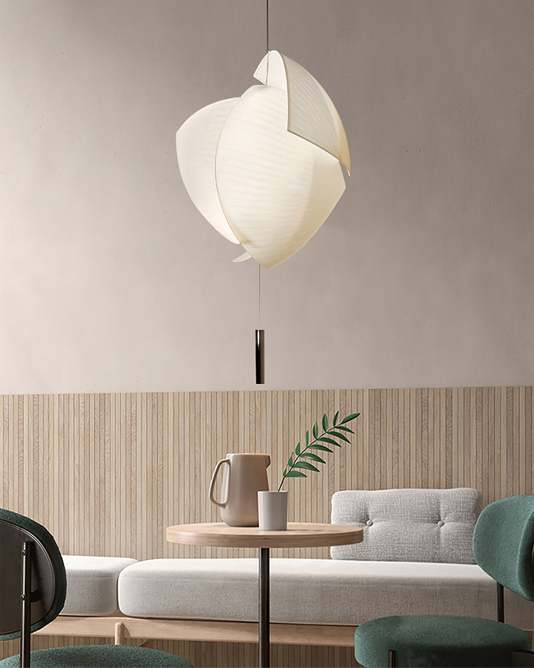 Osilora Premium Elegance Metal Fabric Pendant Lamp - Lamp Copper
