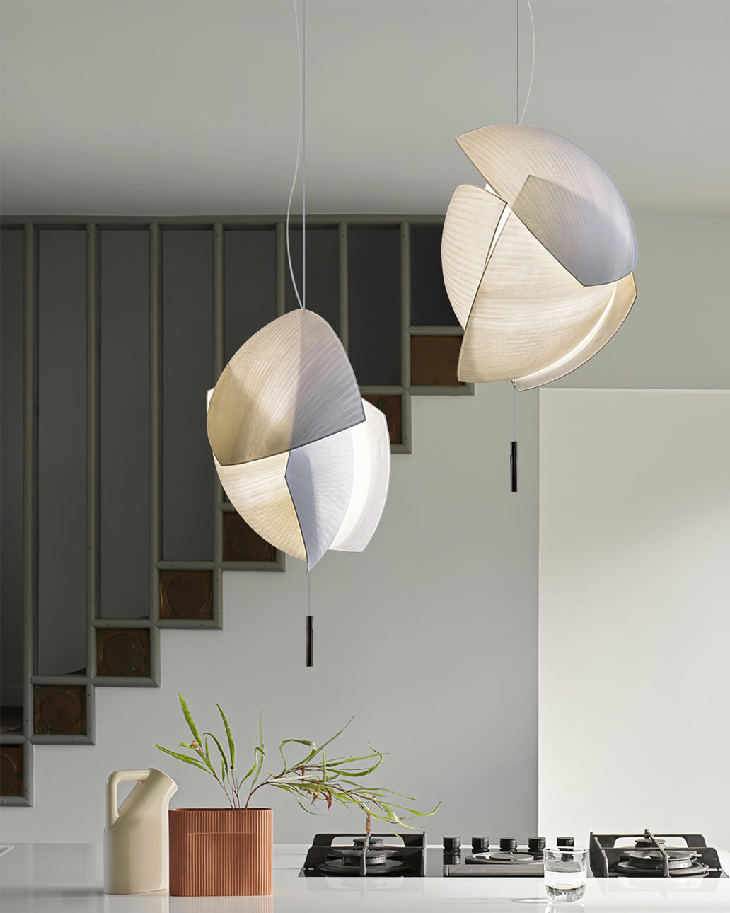 Osilora Premium Elegance Metal Fabric Pendant Lamp - Lamp Copper