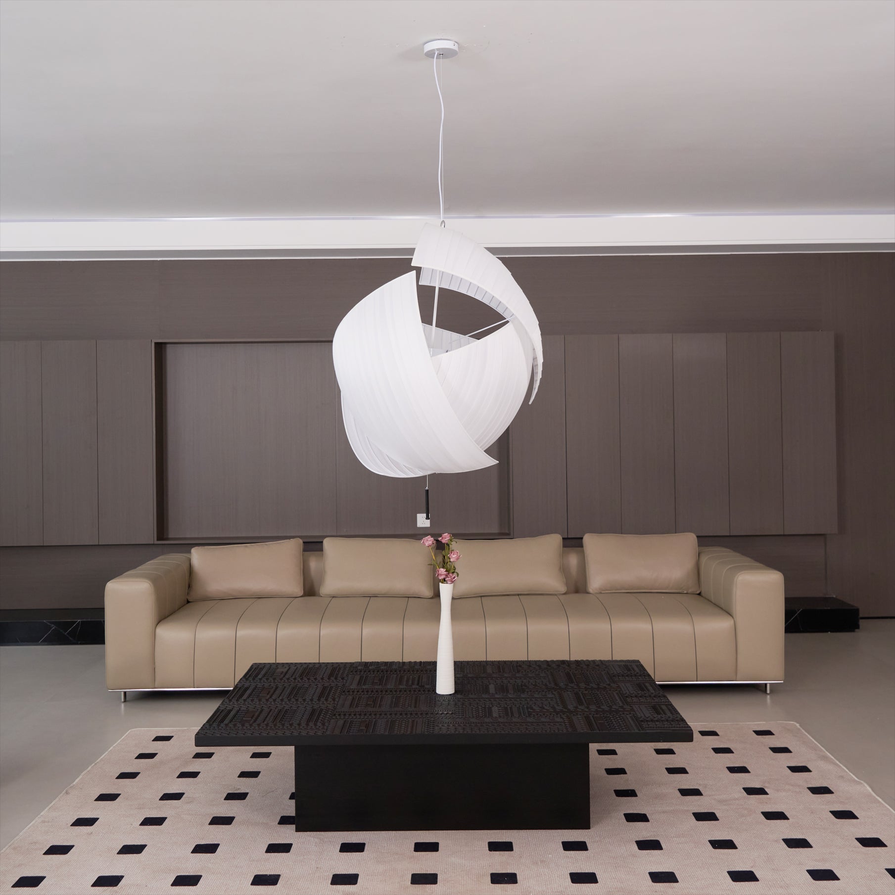 Osilora Premium Elegance Metal Fabric Pendant Lamp - Lamp Copper