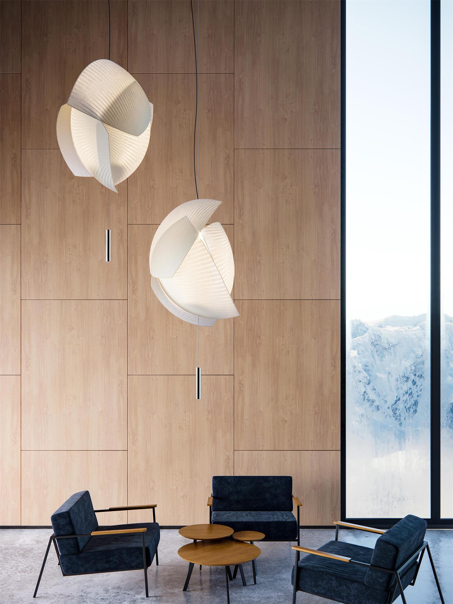 Osilora Premium Elegance Metal Fabric Pendant Lamp - Lamp Copper