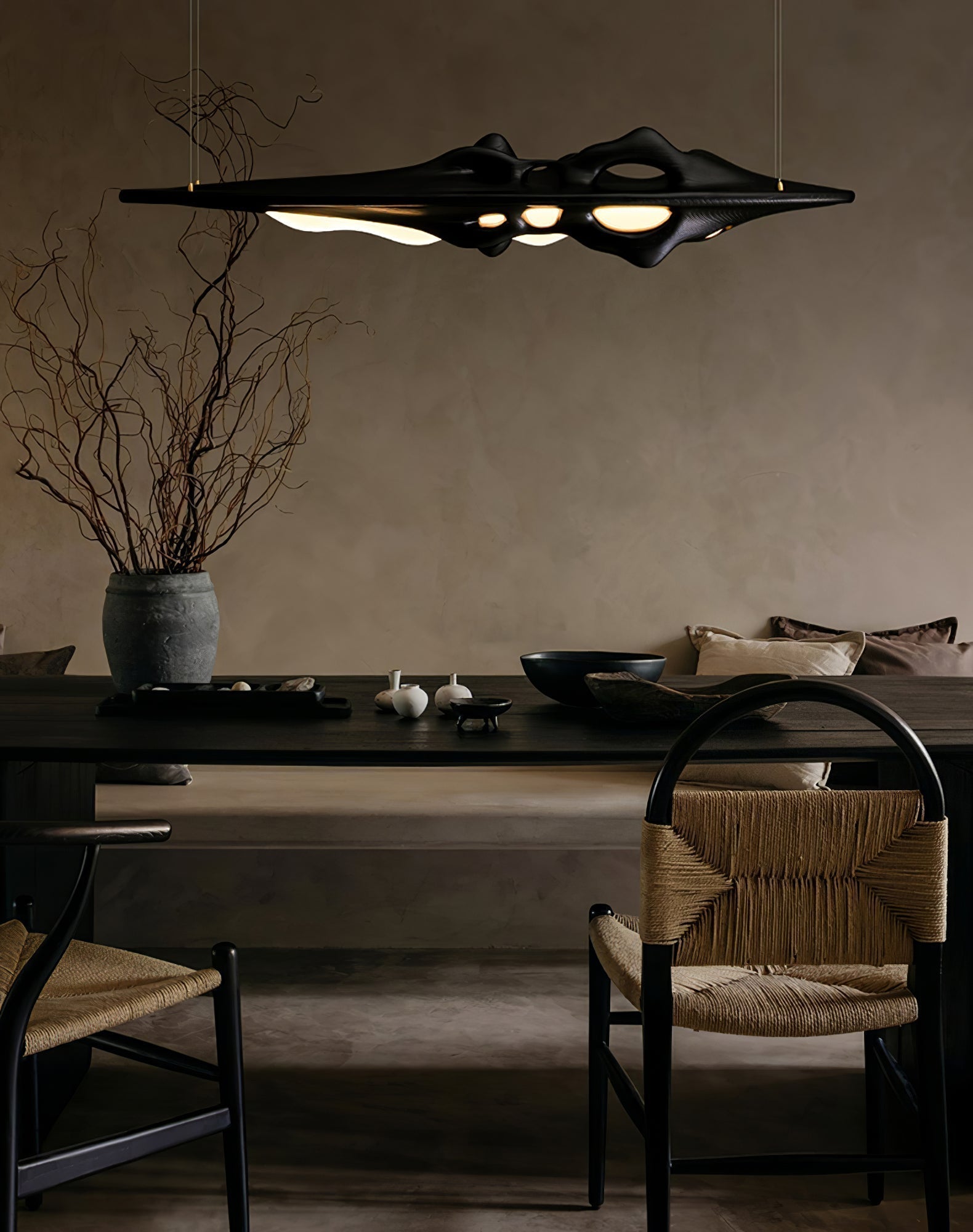 Ulsorira Topographic Wood Pendant Light - Letslighting