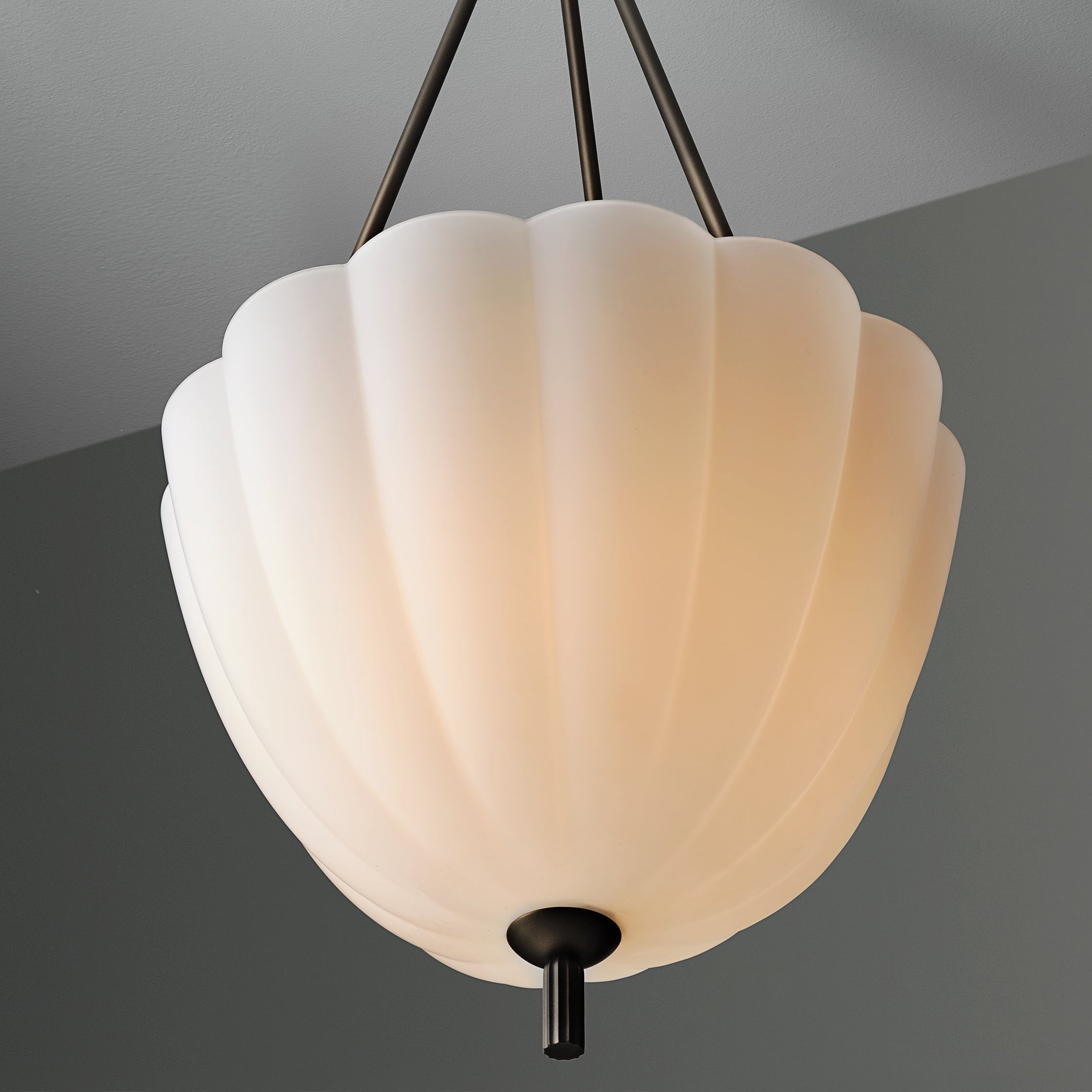 Vavelel Modern Minimalist Brass Glass Pendant Lamp - Lamp Copper