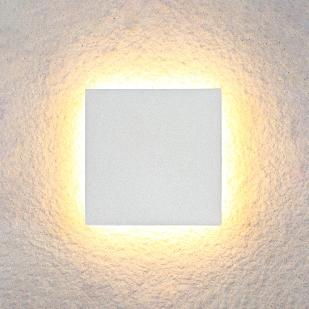 Ray Minimalista Moderno Redondo/Cuadrado Metal LED Aplique de Pared