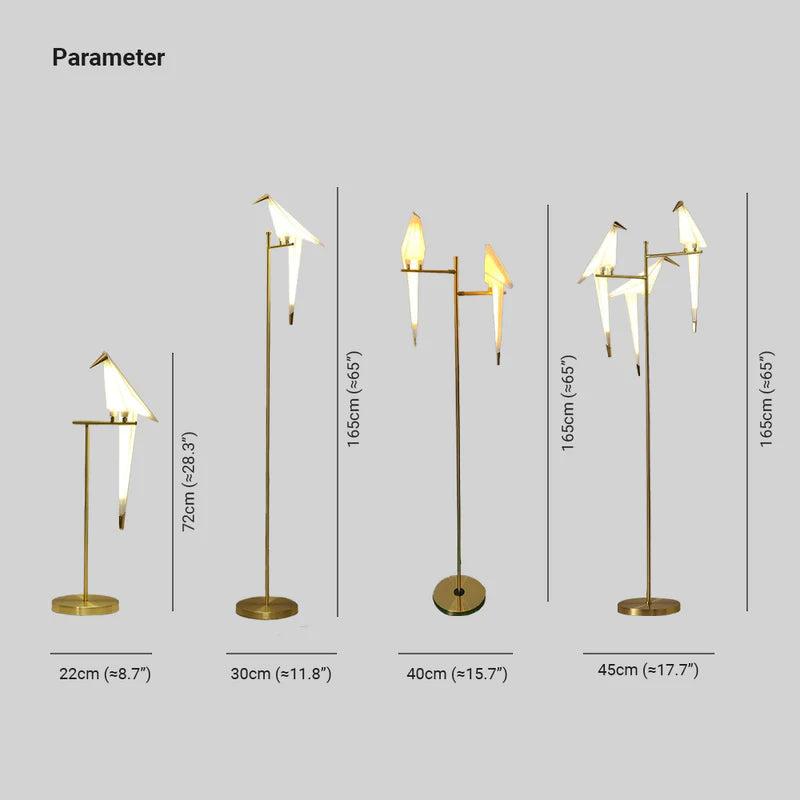 Mira Moderna Geométrico Metal/Acrílico LED Lámpara de Pie Blanca