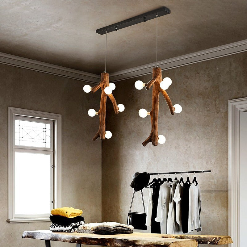 Epoch Nórdico LED Lámparas de Araña Madera Salón/Comedor/Dormitorio