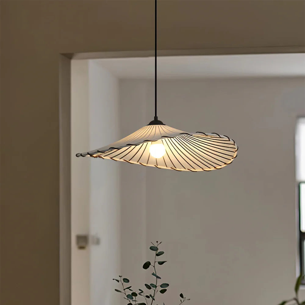 Avi Retro LED Lámpara Colgante Tejido/Metal Comedor/Salón