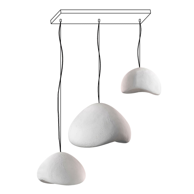 Khmara Rough Combination Chandelier B - Letslighting