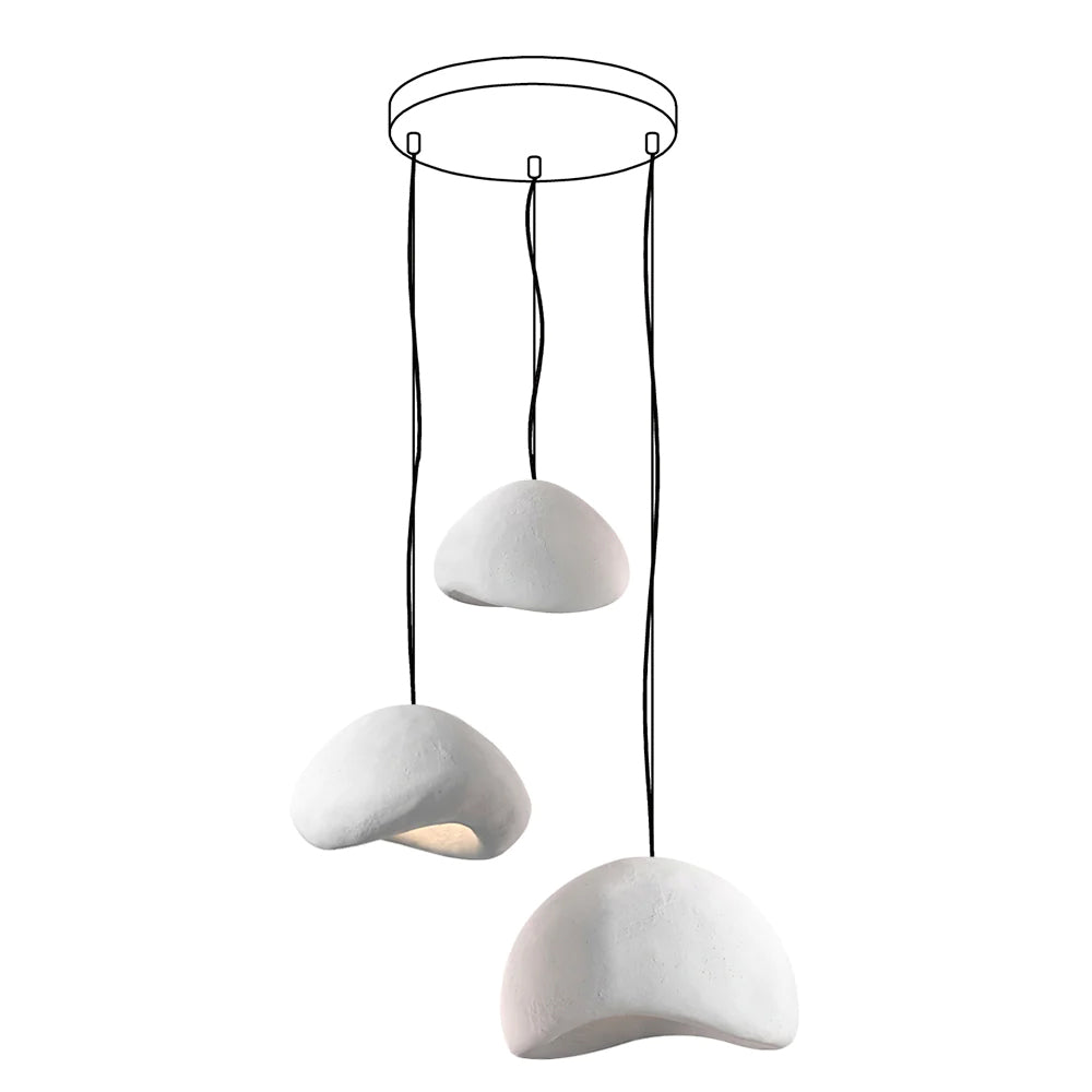 Khmara Rough Combination Chandelier B - Letslighting