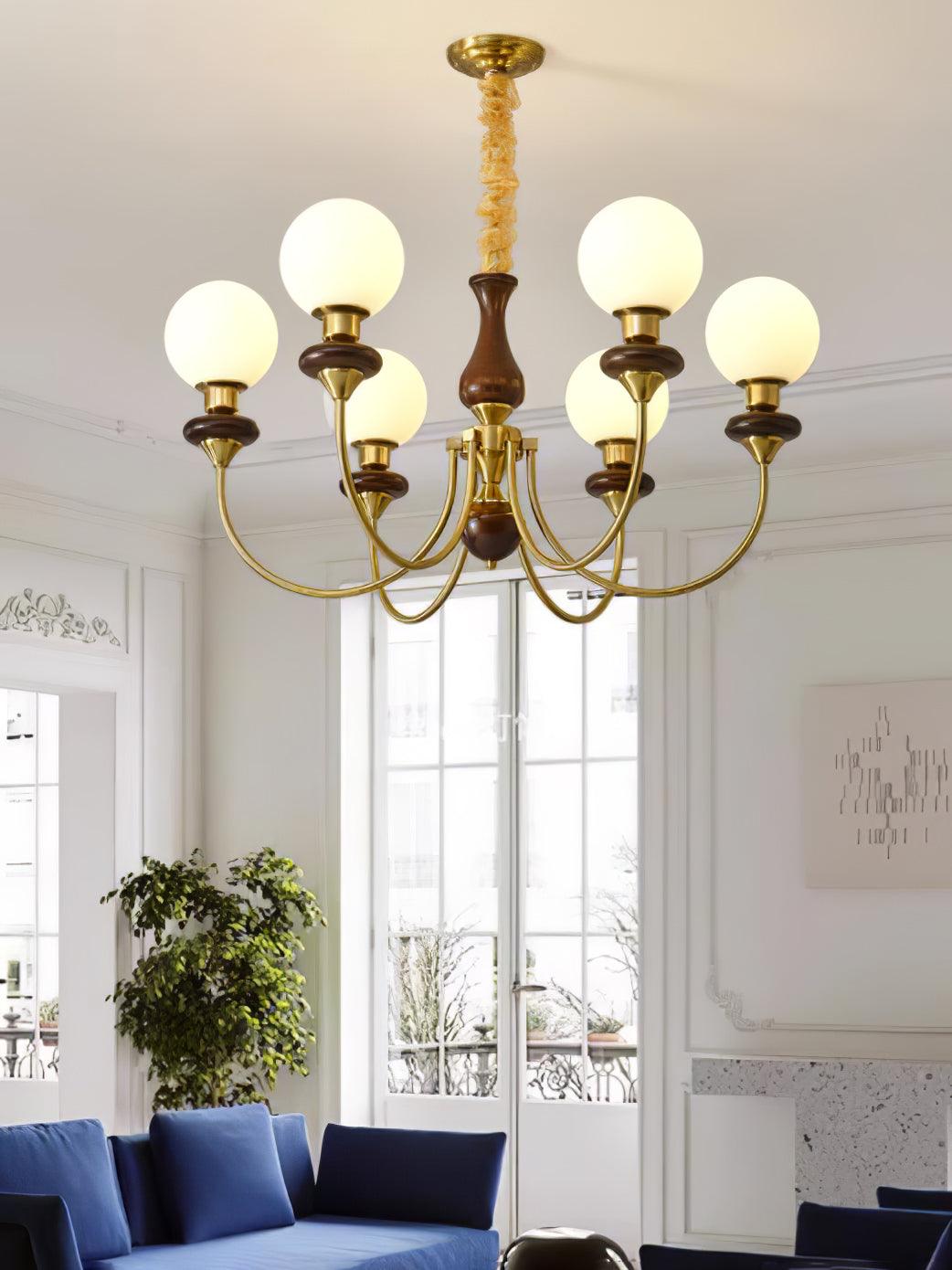 Retro Monique Chandelier - Letslighting