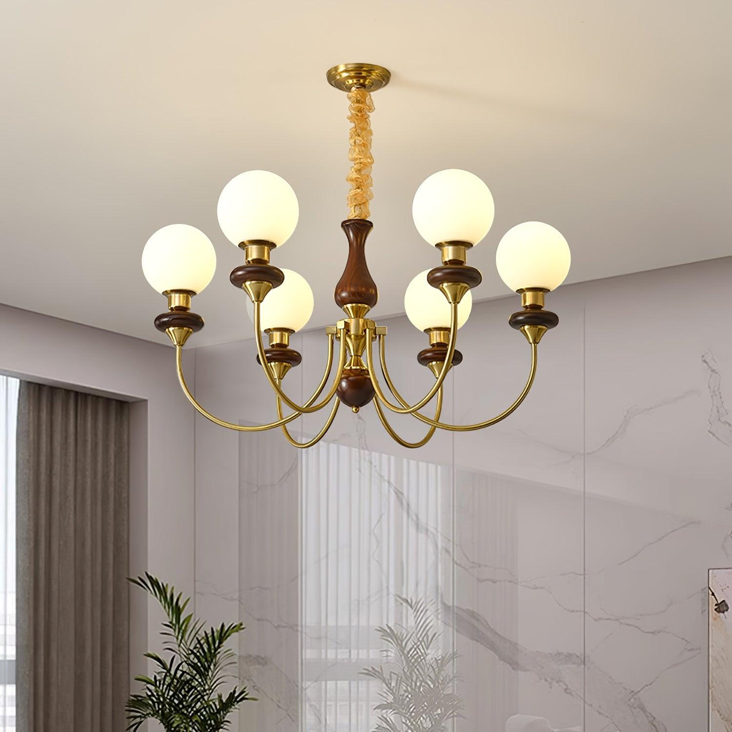 Retro Monique Chandelier - Letslighting