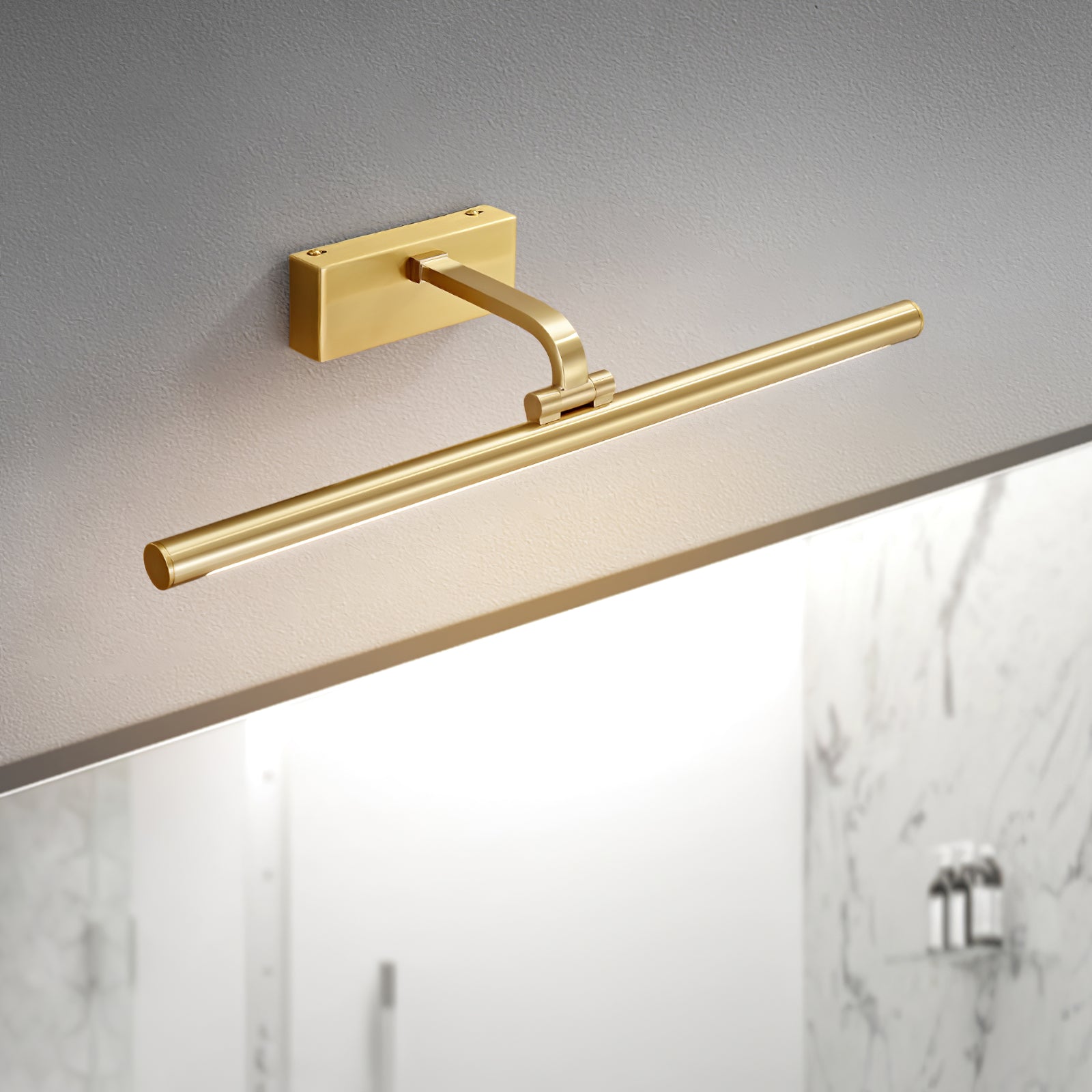 Walnut Color Linear LED Wall Light - Letslighting