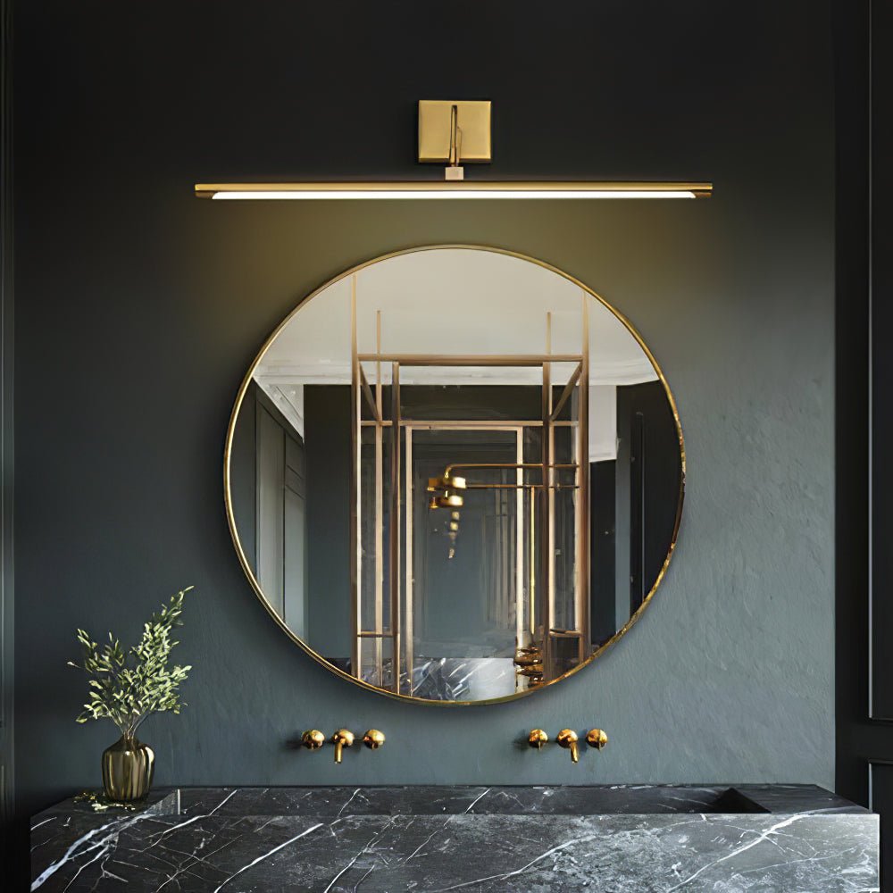 Walnut Color Linear LED Wall Light - Letslighting