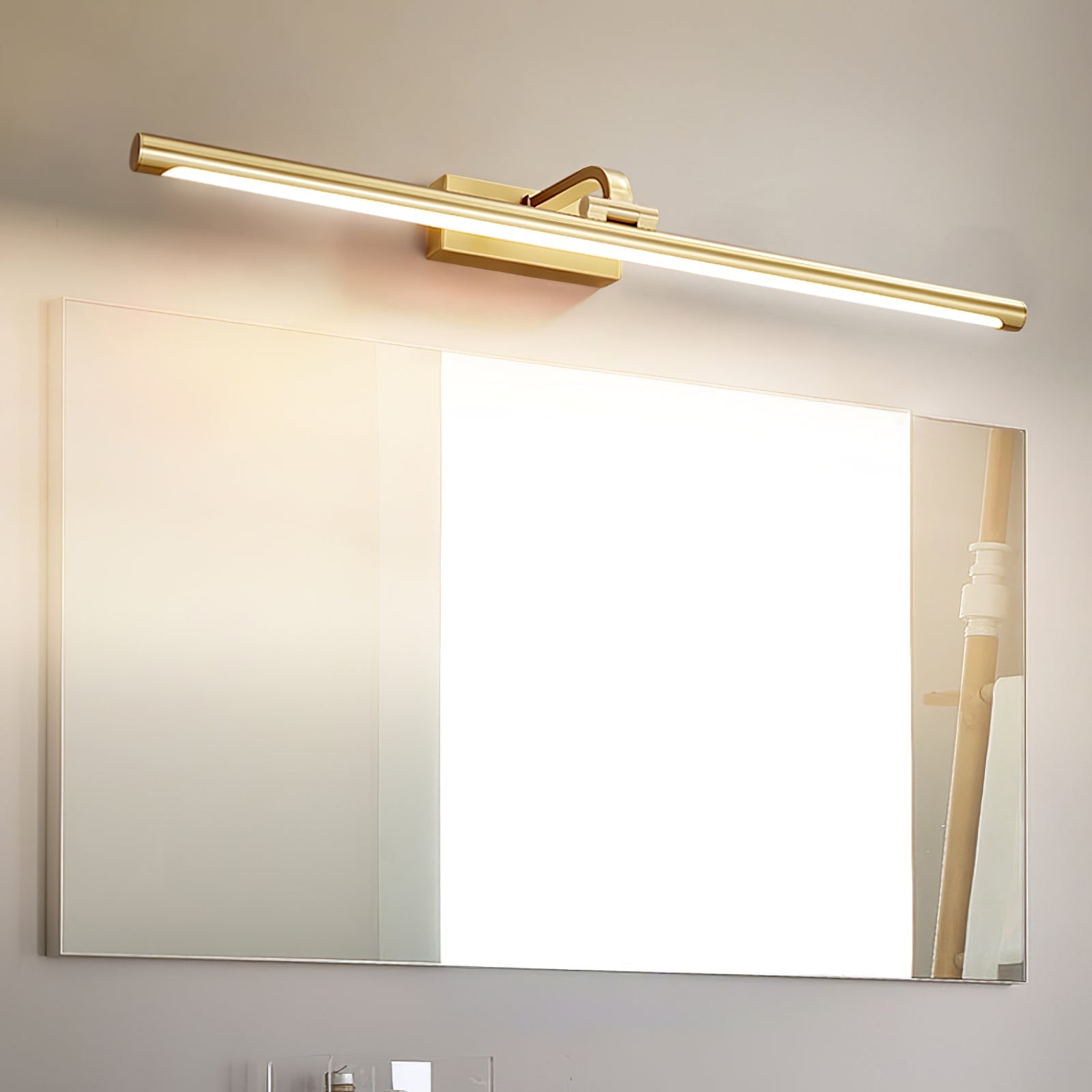 Walnut Color Linear LED Wall Light - Letslighting