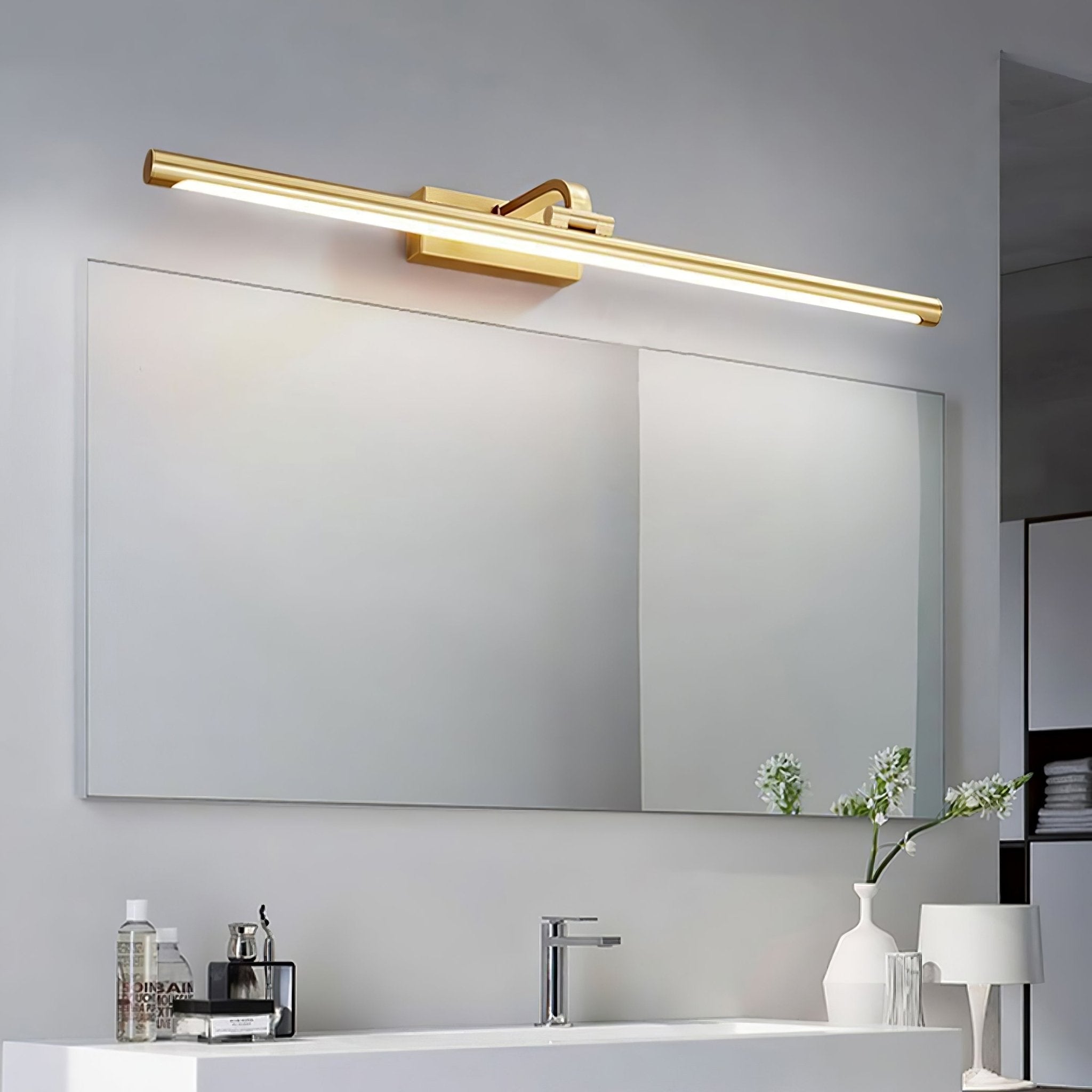 Walnut Color Linear LED Wall Light - Letslighting