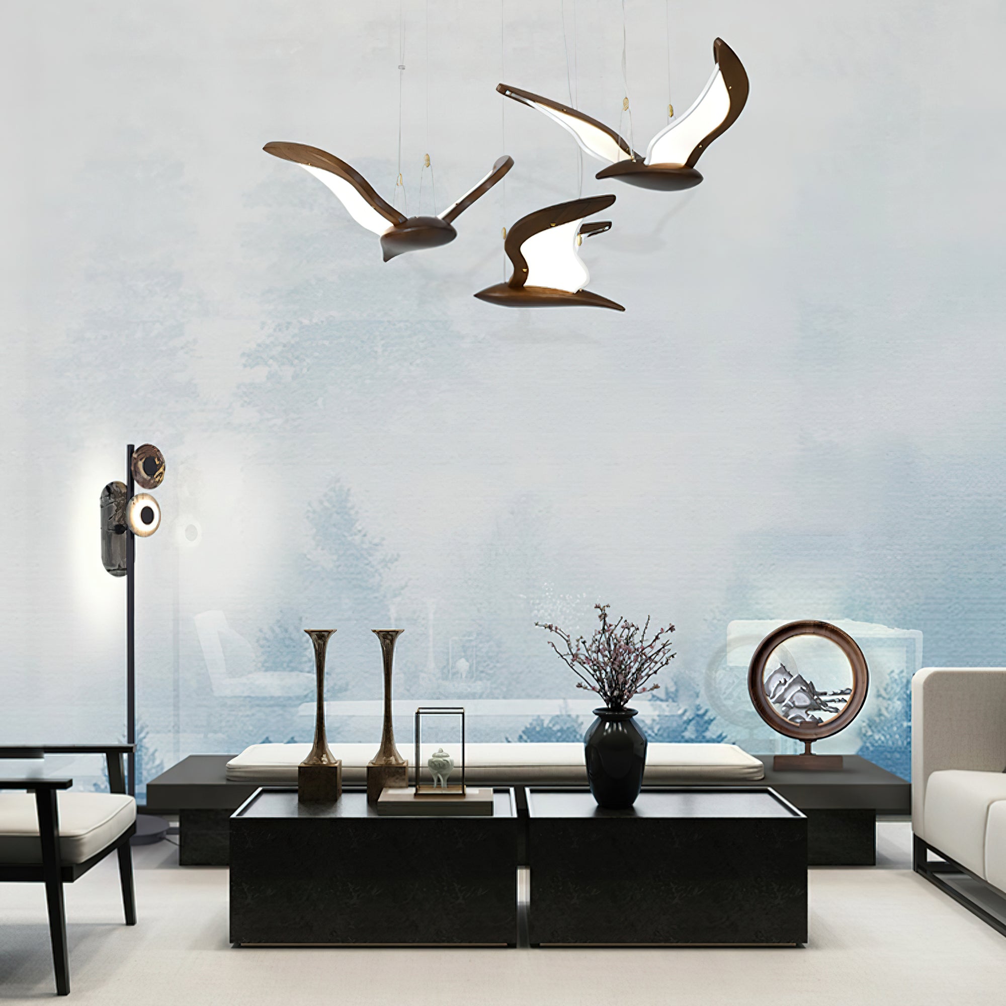 Warbler Chandelier - Letslighting