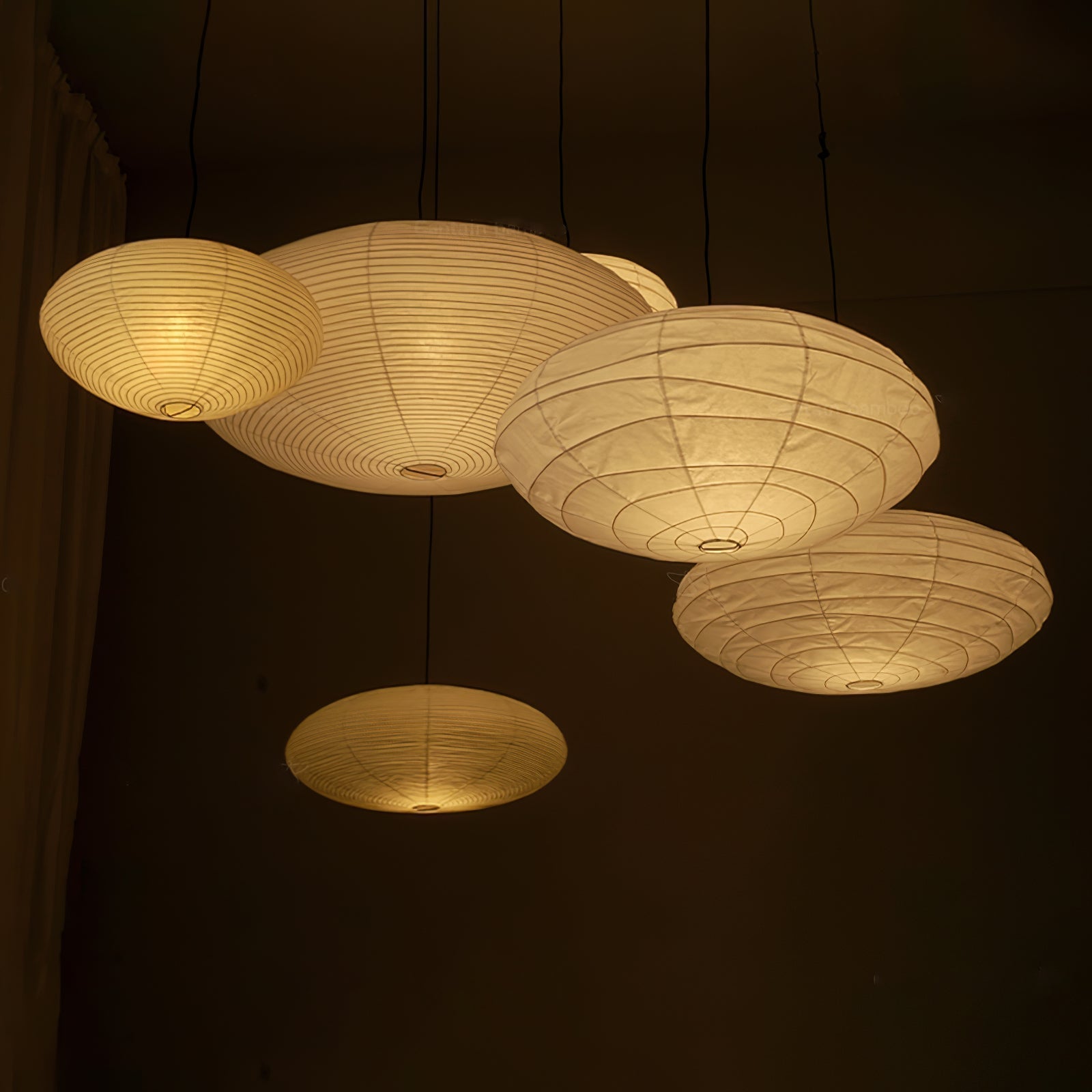 Washi Paper 15A Pendant Light - Letslighting