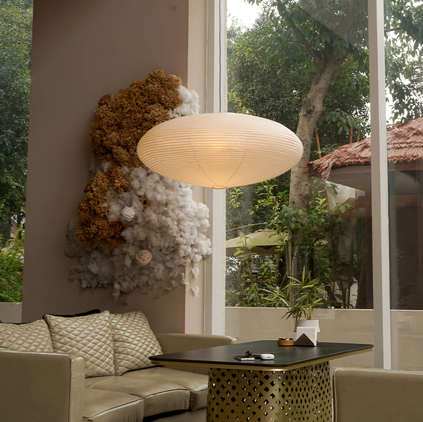 Washi Paper 15A Pendant Light - Letslighting