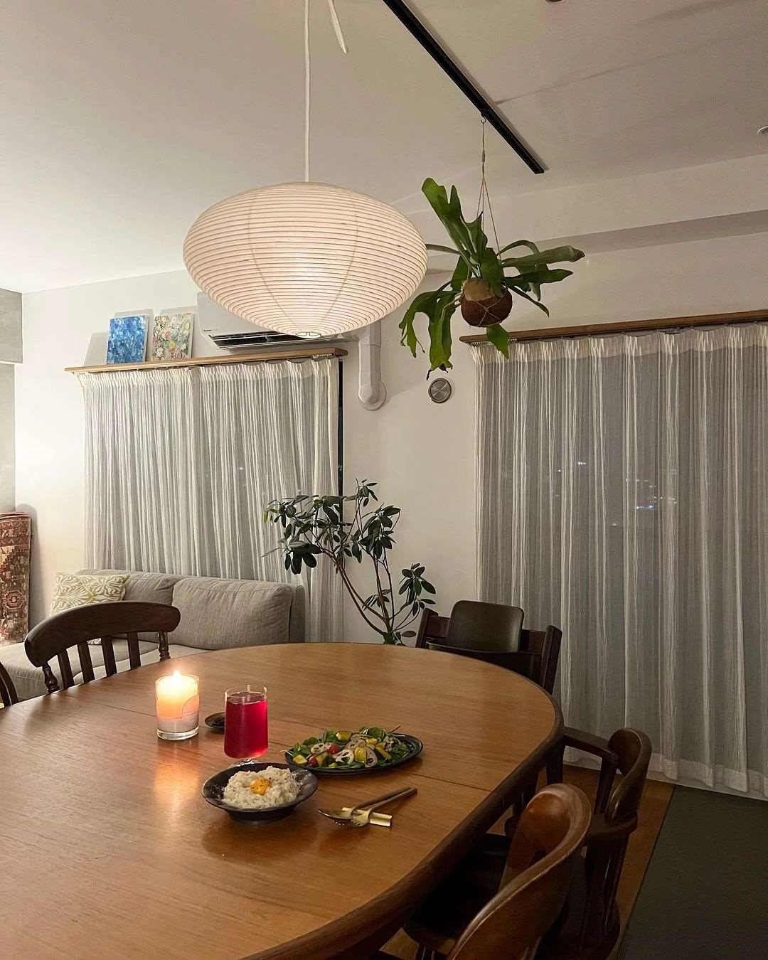 Washi Paper 15A Pendant Light - Letslighting