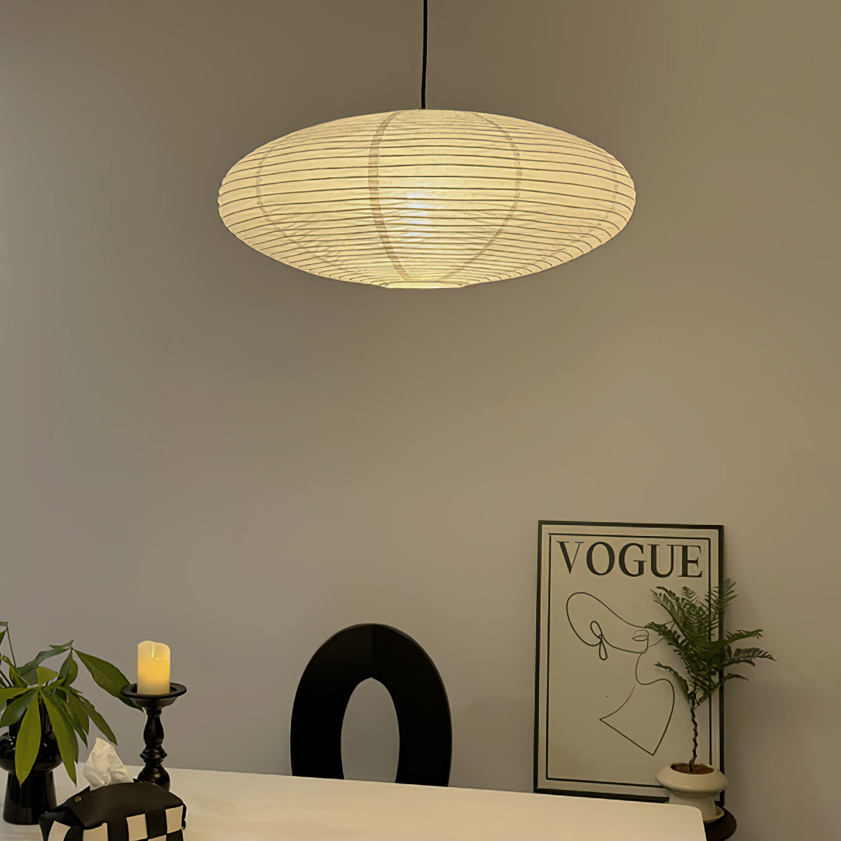 Washi Paper 15A Pendant Light - Letslighting