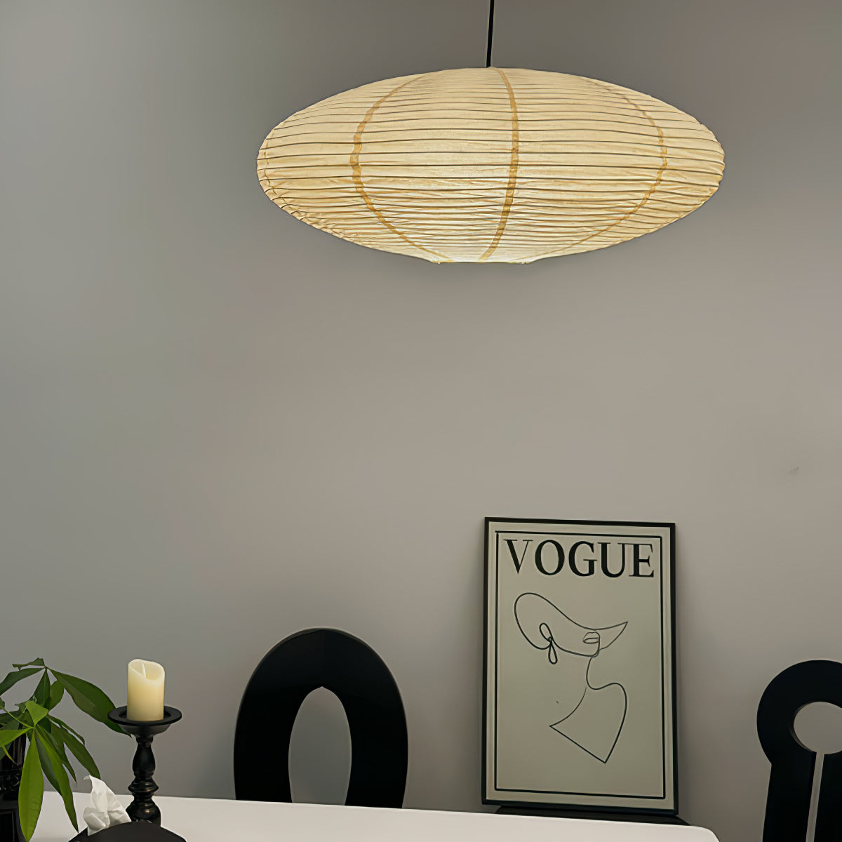 Washi Paper 15A Pendant Light - Letslighting