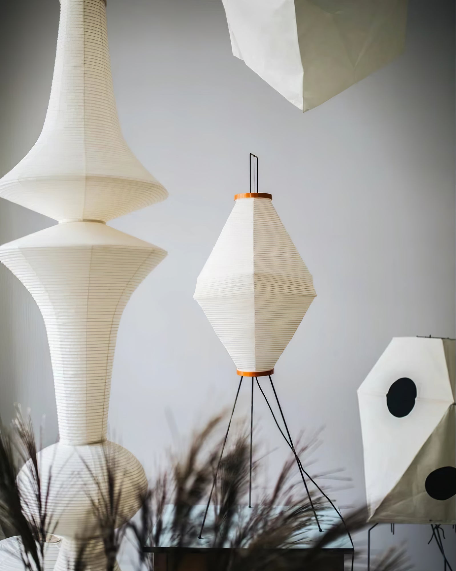 Washi Paper E Pendant Light - Letslighting