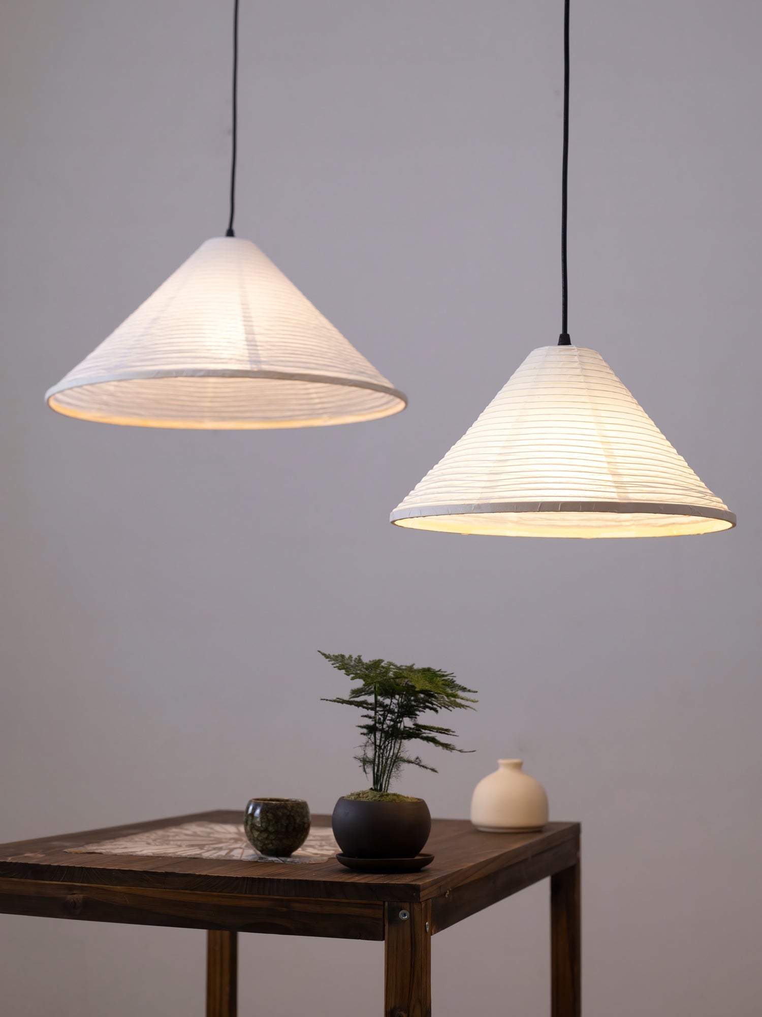 Washi Paper Pyramid Pendant Lamp - Letslighting