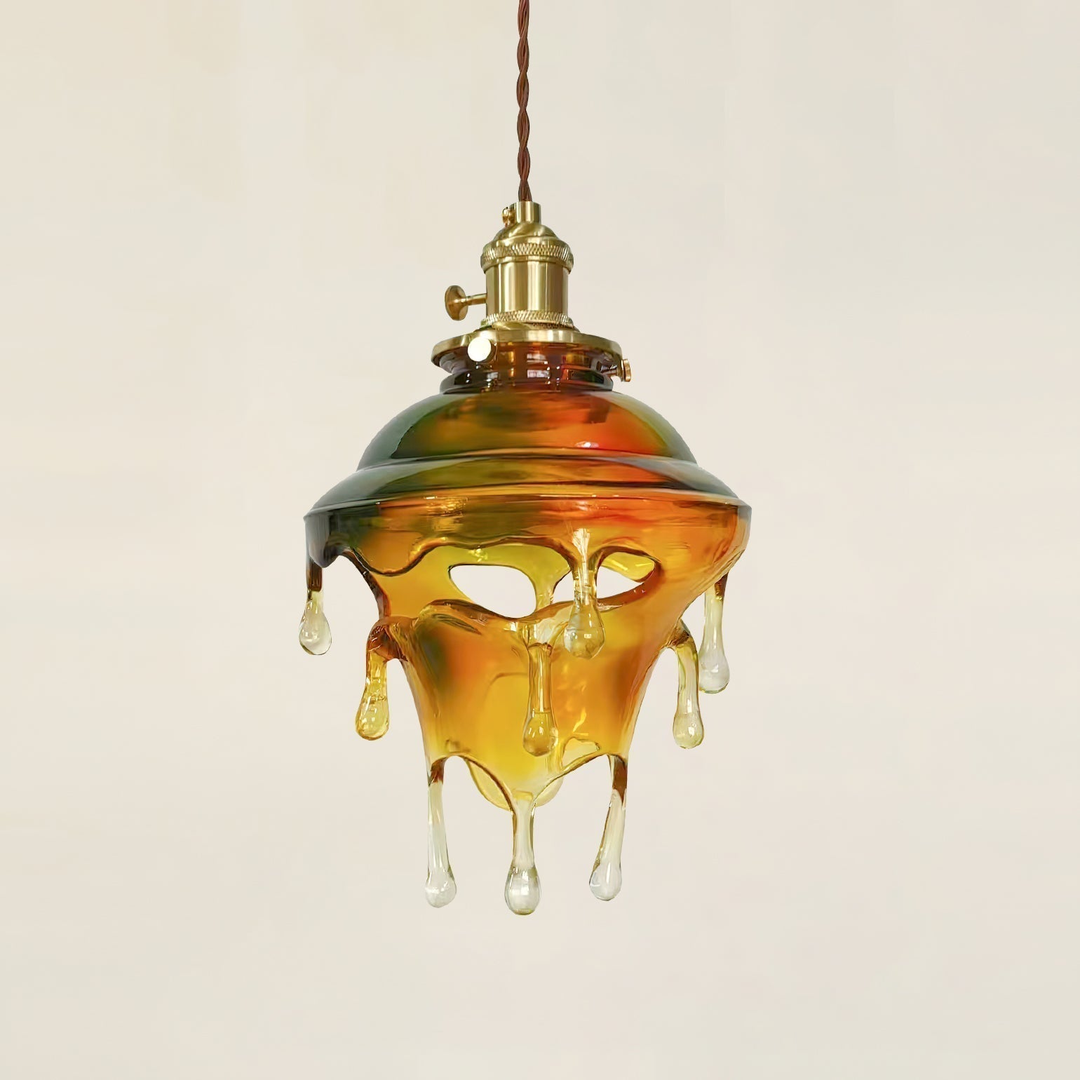 Pendant Lamp Iridescent Water Drop Shade Artistic Glow Contemporary - Letslighting
