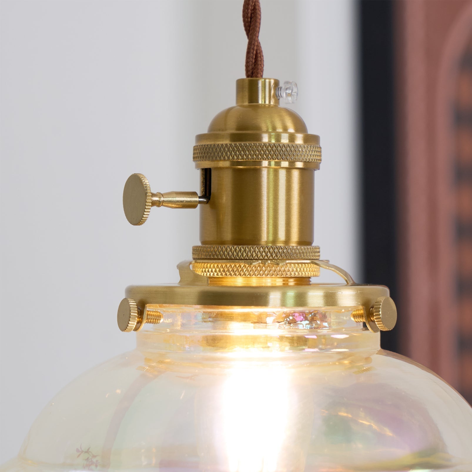Pendant Lamp Iridescent Water Drop Shade Artistic Glow Contemporary - Letslighting