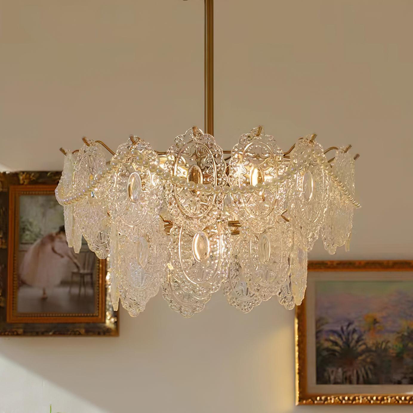 Wave Pearl Chandelier - Letslighting