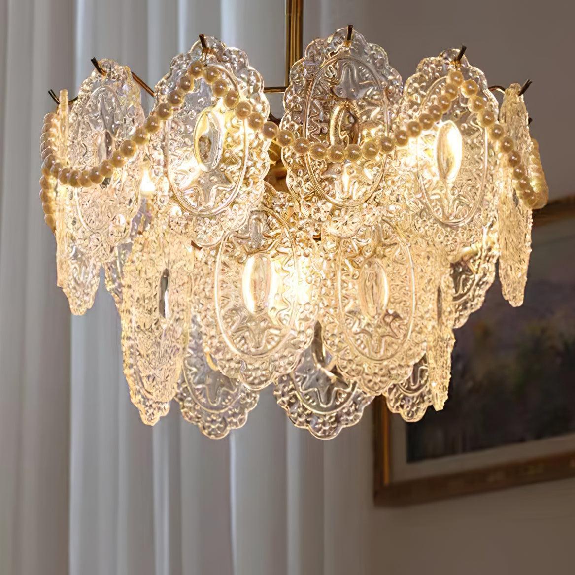Wave Pearl Chandelier - Letslighting