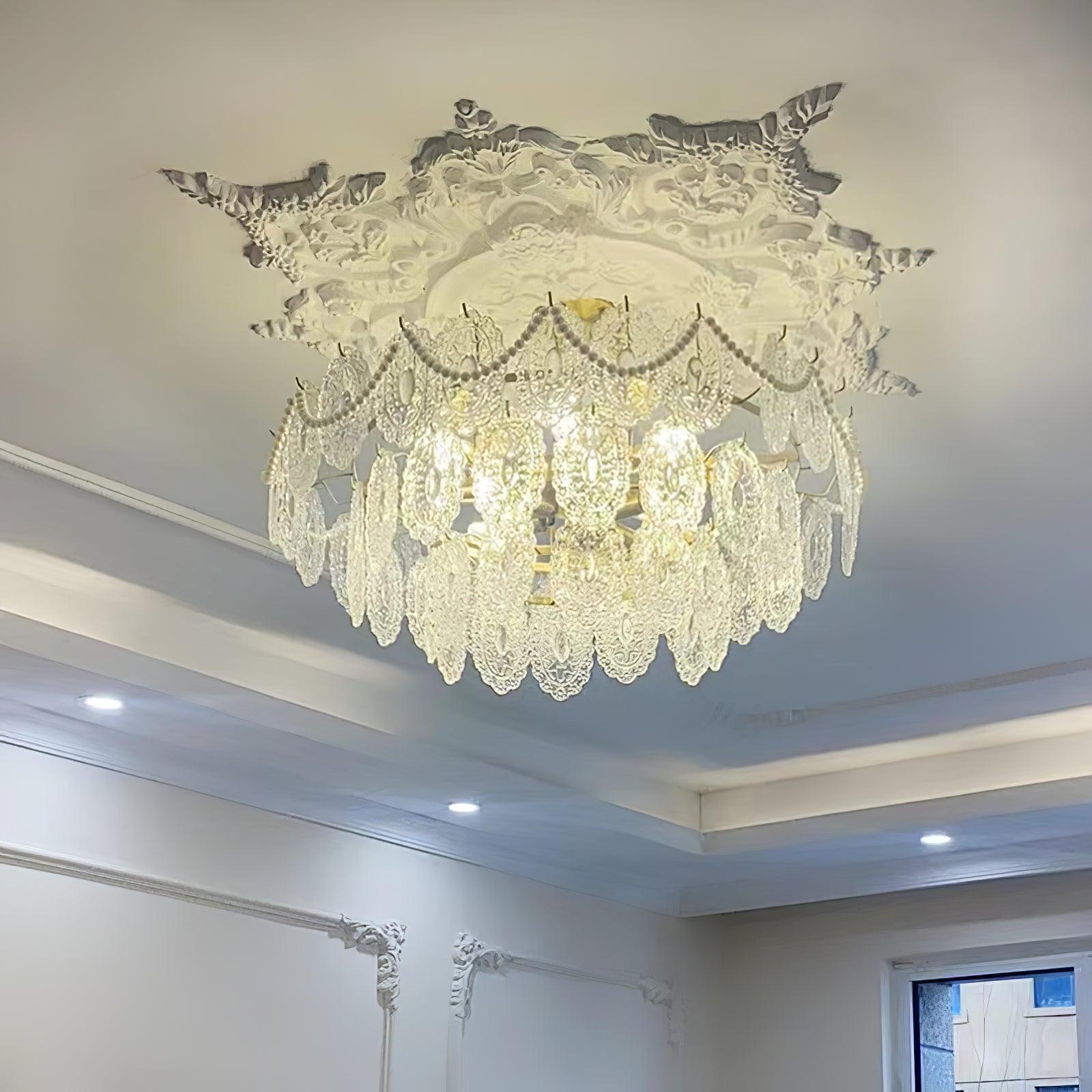 Wave Pearl Chandelier - Letslighting