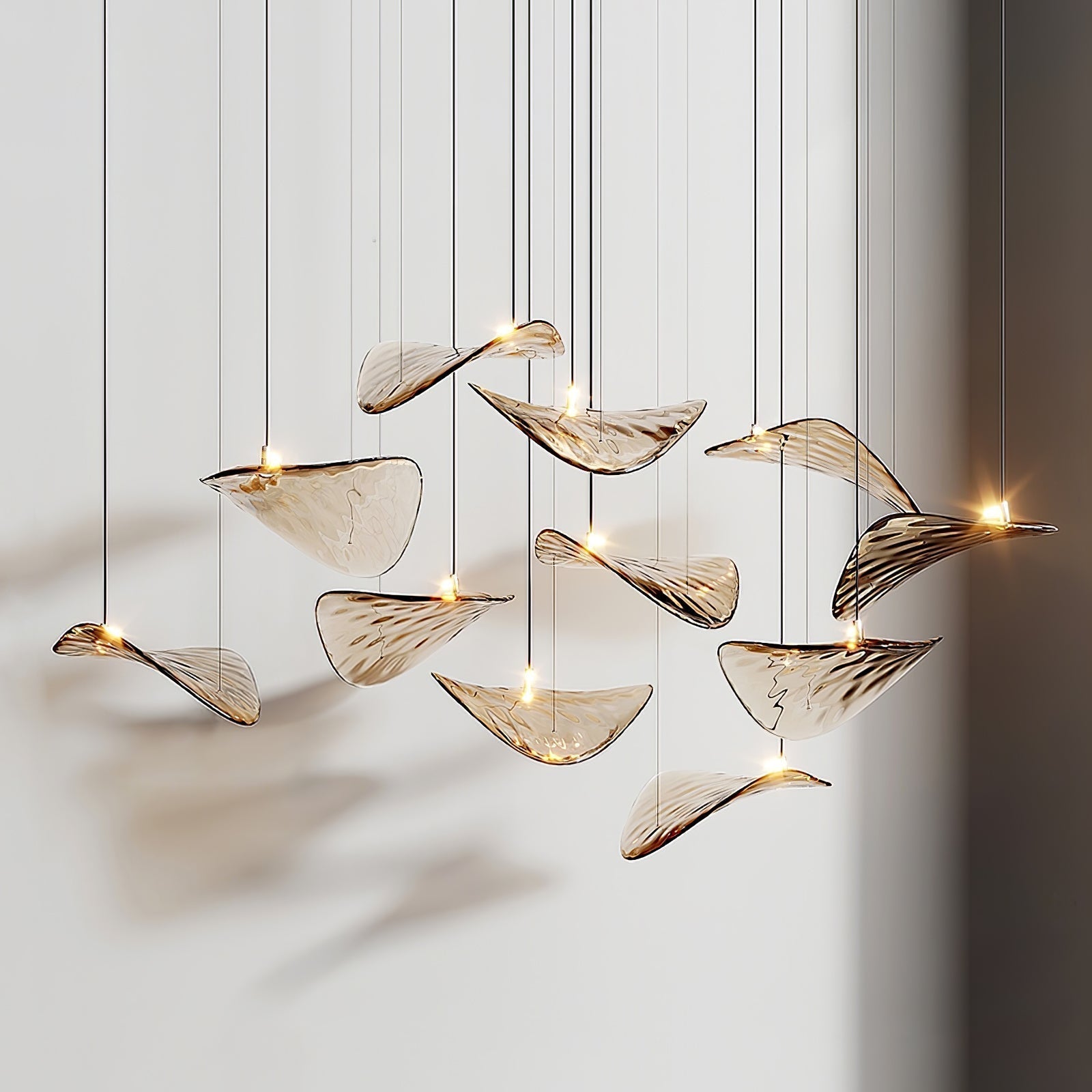 Eurrinia Butterfly Gold Metal Pendant Light - Letslighting