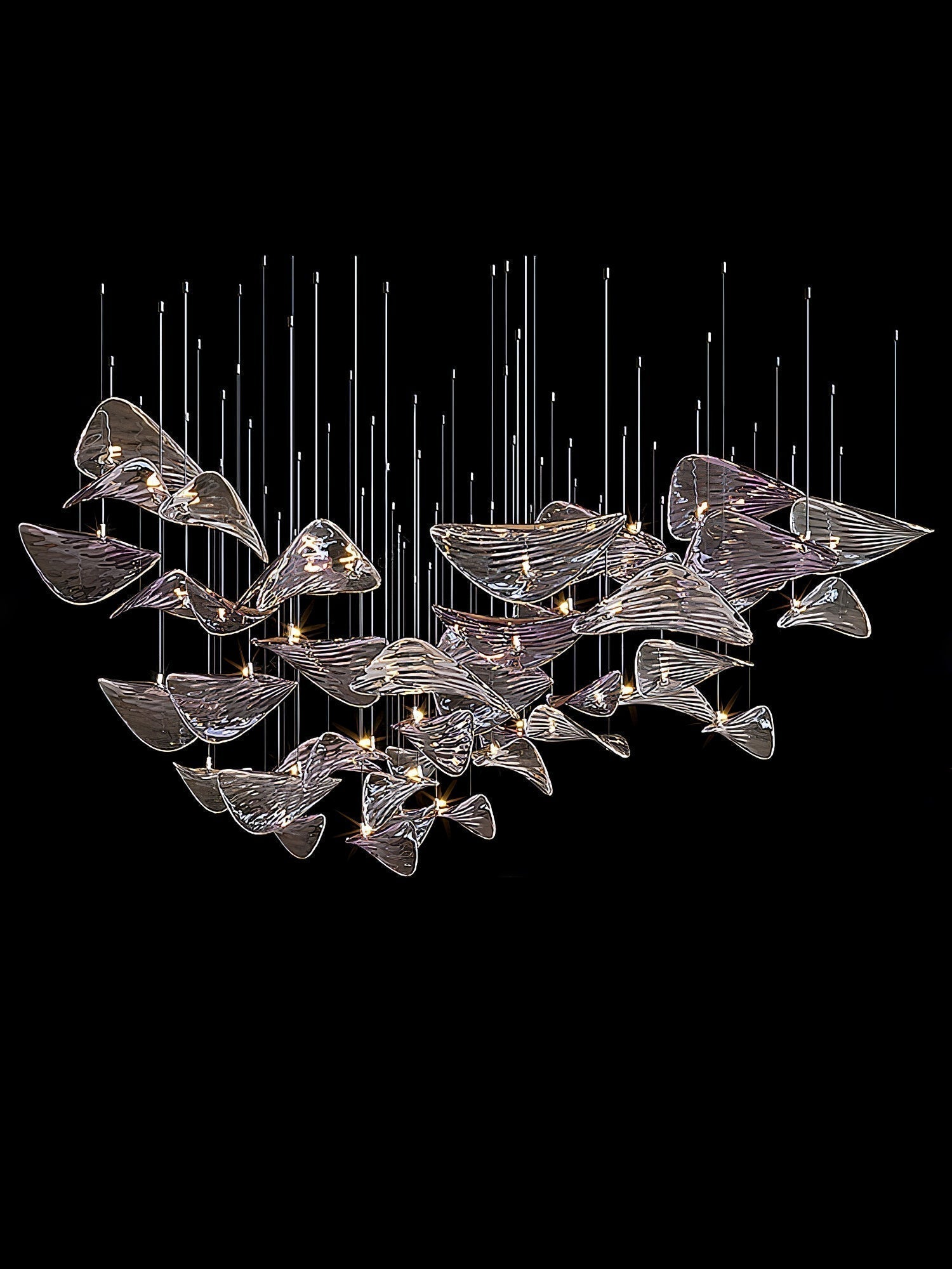 Eurrinia Butterfly Gold Metal Pendant Light - Letslighting