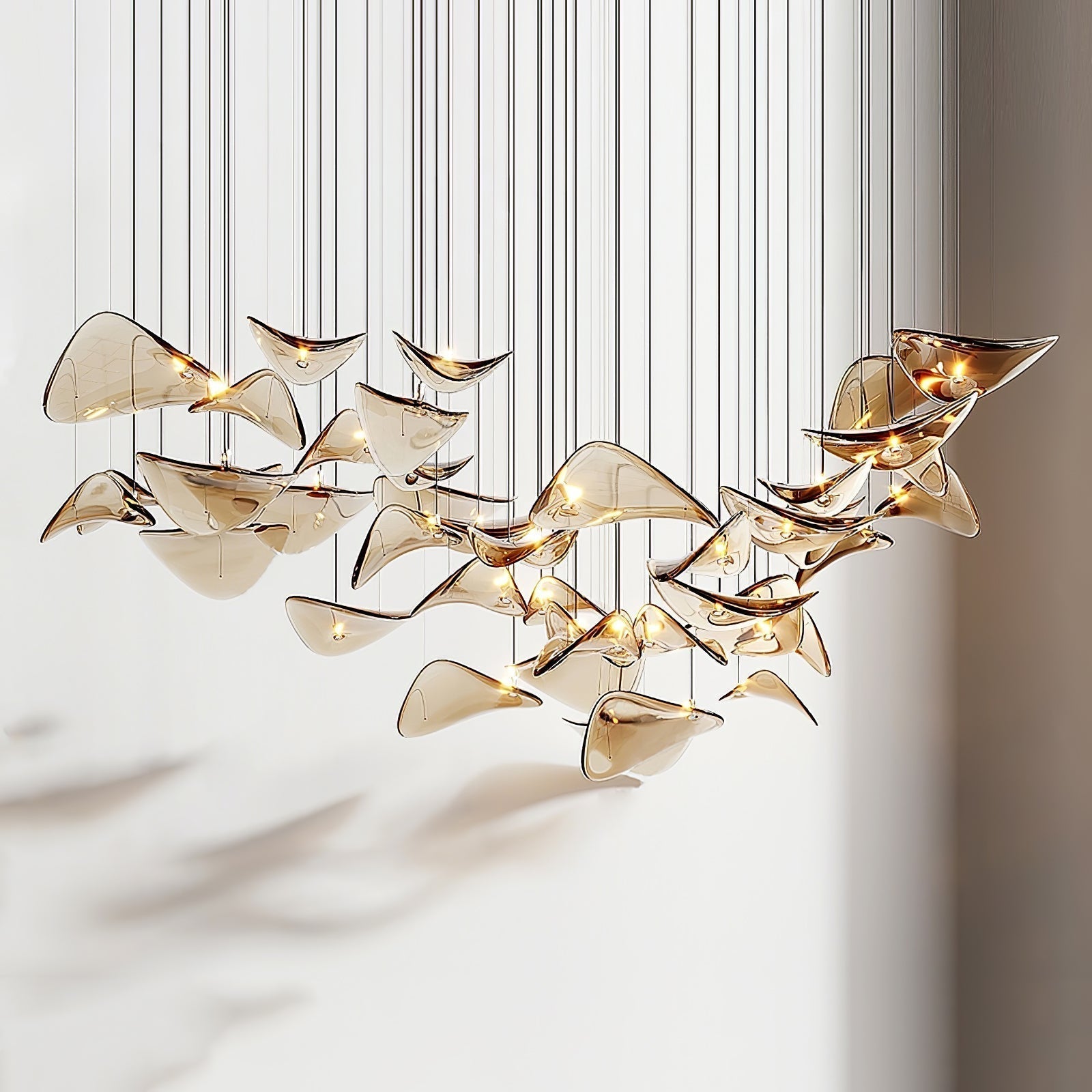 Eurrinia Butterfly Gold Metal Pendant Light - Letslighting